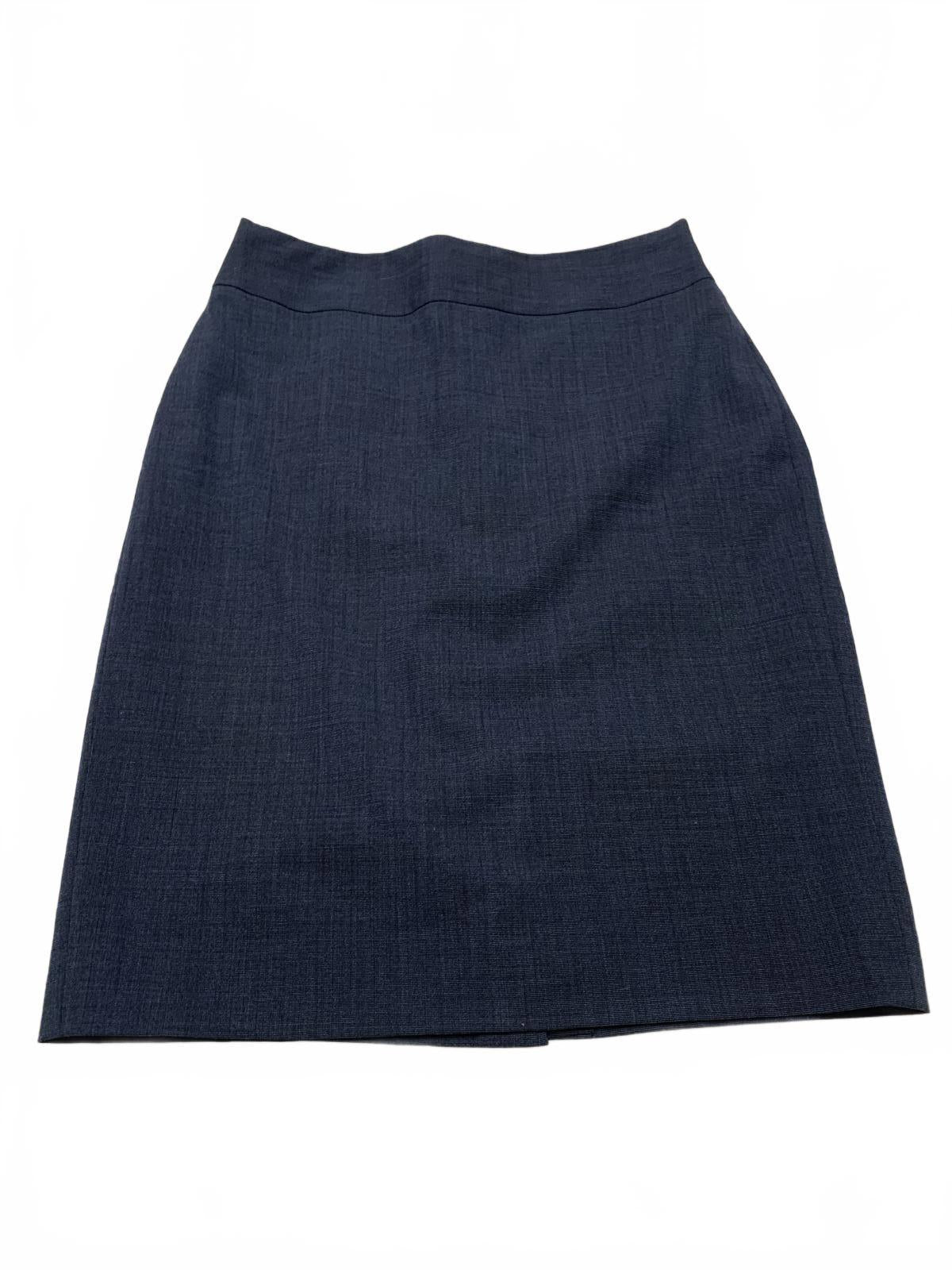 Vintage Banana Republic Womens Sz 0P Petite Navy Blue Skirt