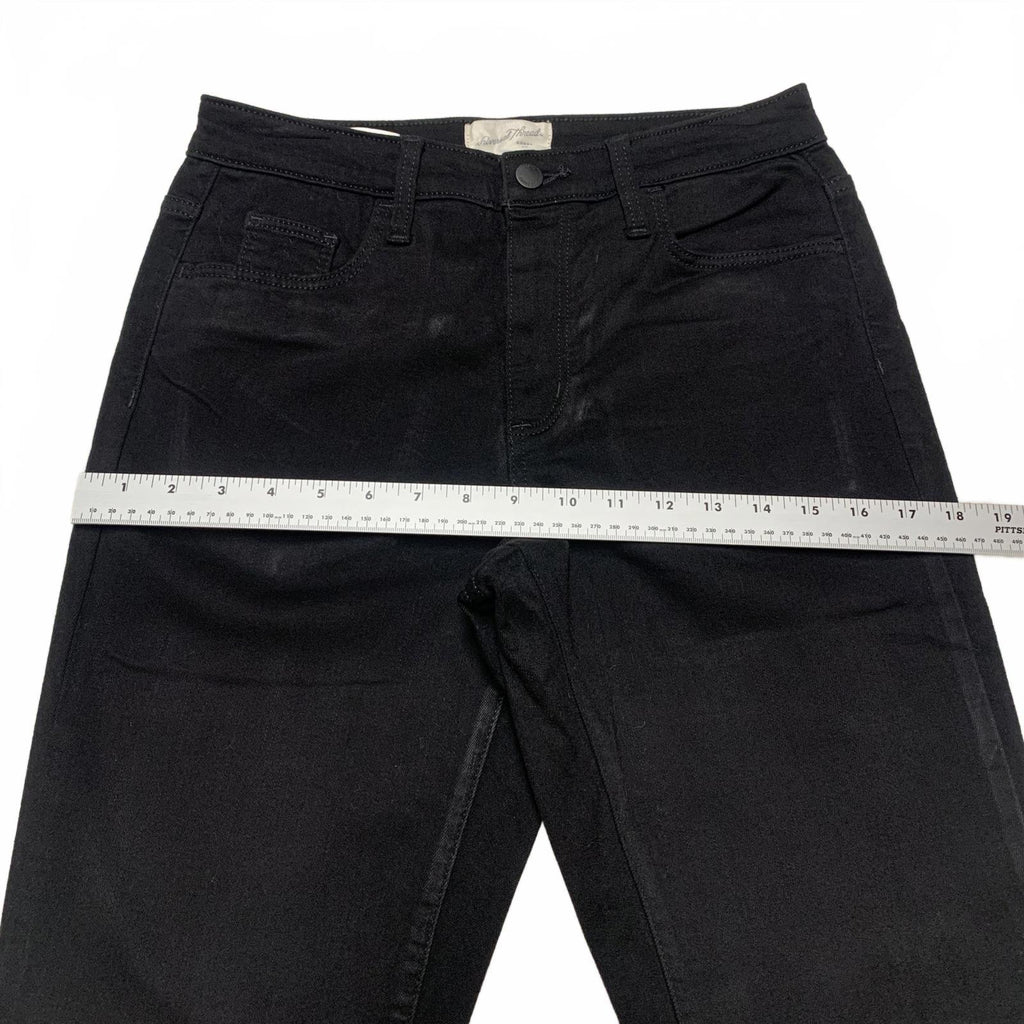 Vaqueros de mujer Universal Thread negros talla 4/27R W28x 27L (real)