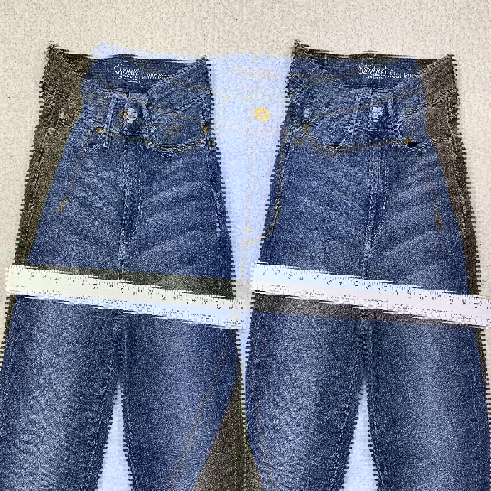 Vaqueros Levi Strauss Signature para niña, azul, talla 4, talla M, ancho 27, largo 30