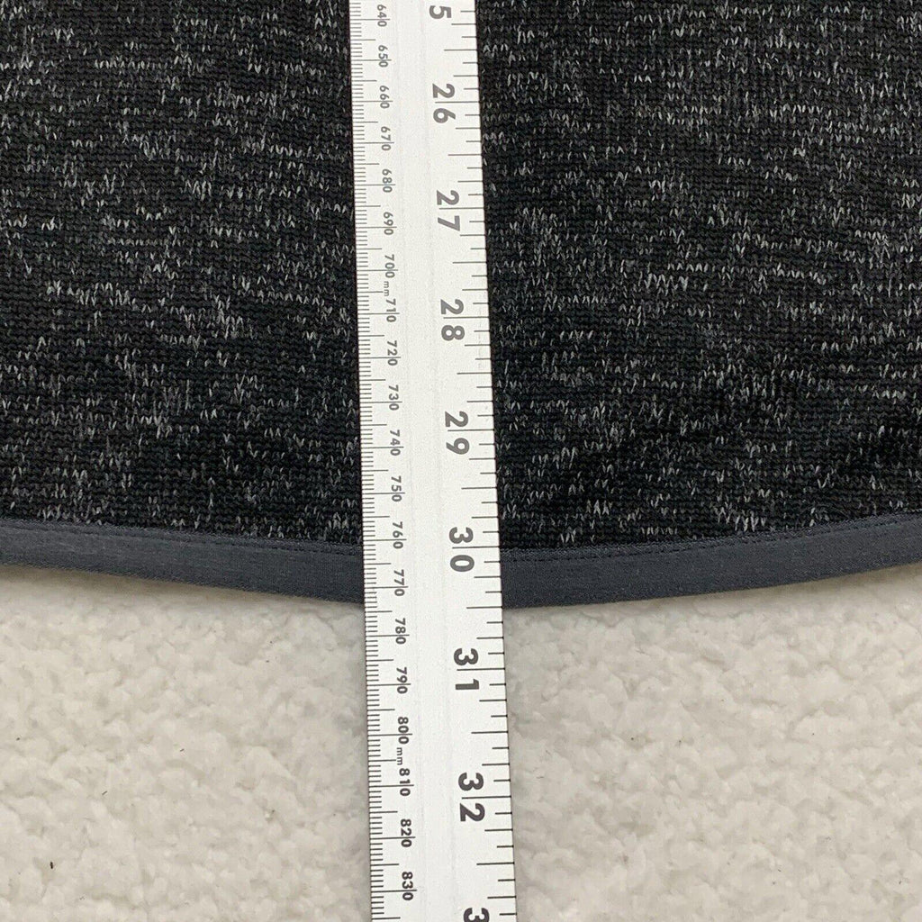 Chaqueta de forro polar Elevate de United Airlines, color negro carbón jaspeado, talla XL