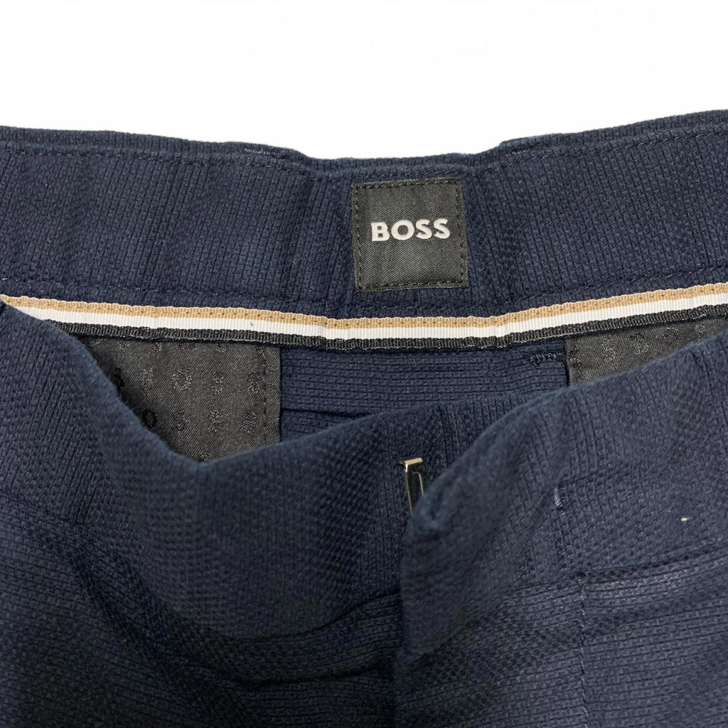 Pantalones cortos casuales azul marino Hugo Boss para hombre, talla 34R, W34