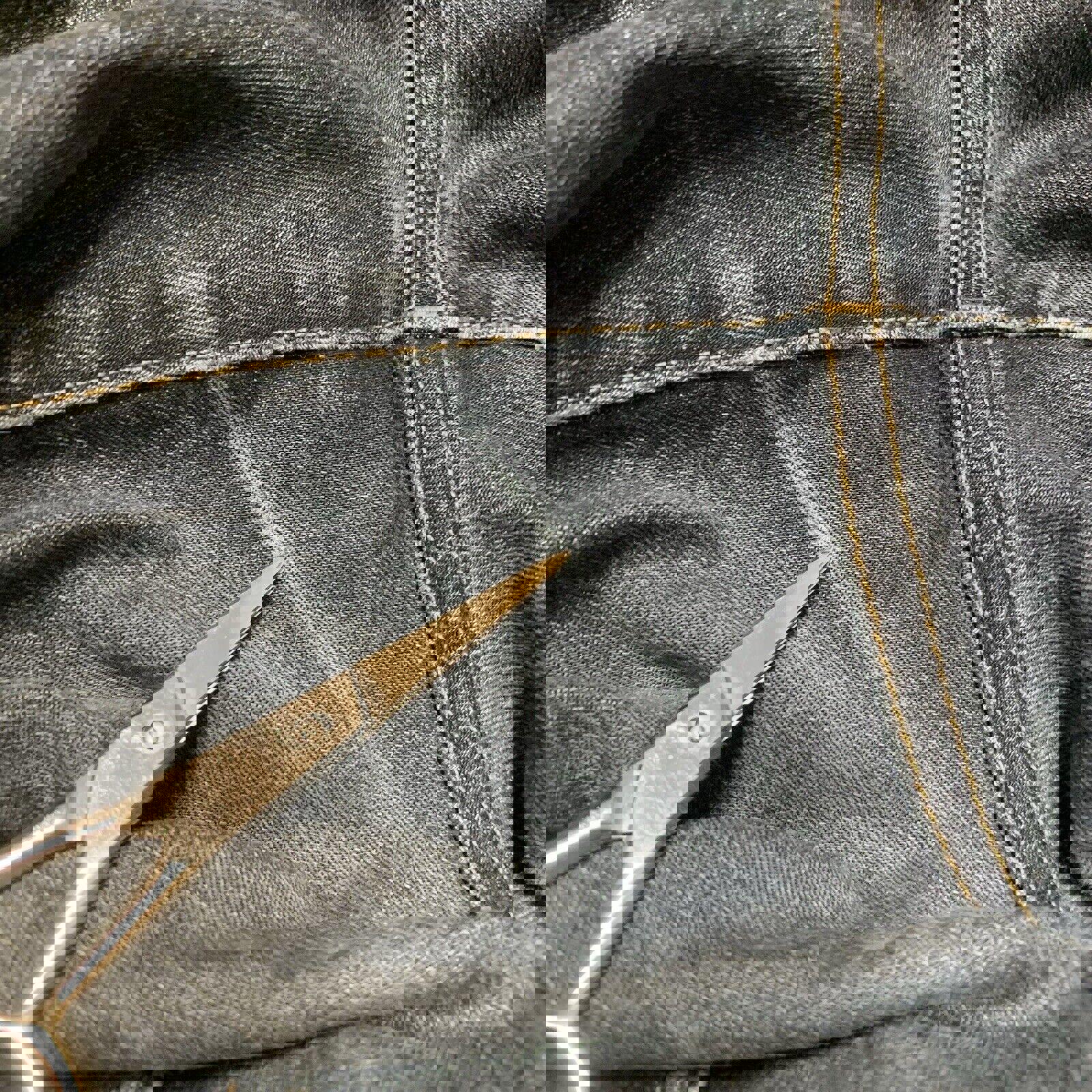 Vaqueros rectos American Eagle Outfitters para hombre, denim flexible con lavado azul oscuro, talla 32/34