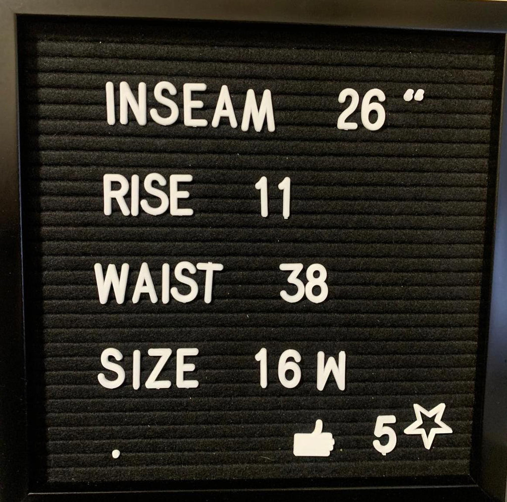 Pantalones capri grises anchos Liz &amp; Me Sport para mujer, talla 16, 38 x 26