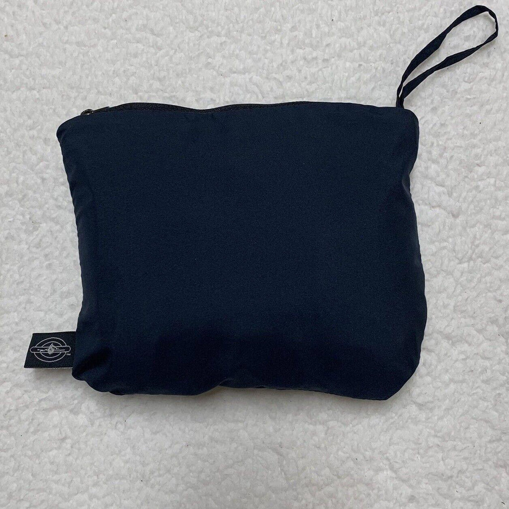 Chaqueta impermeable Charles River Pack-N-Go Pullon, cortavientos, para jóvenes, talla L 14-16, azul marino