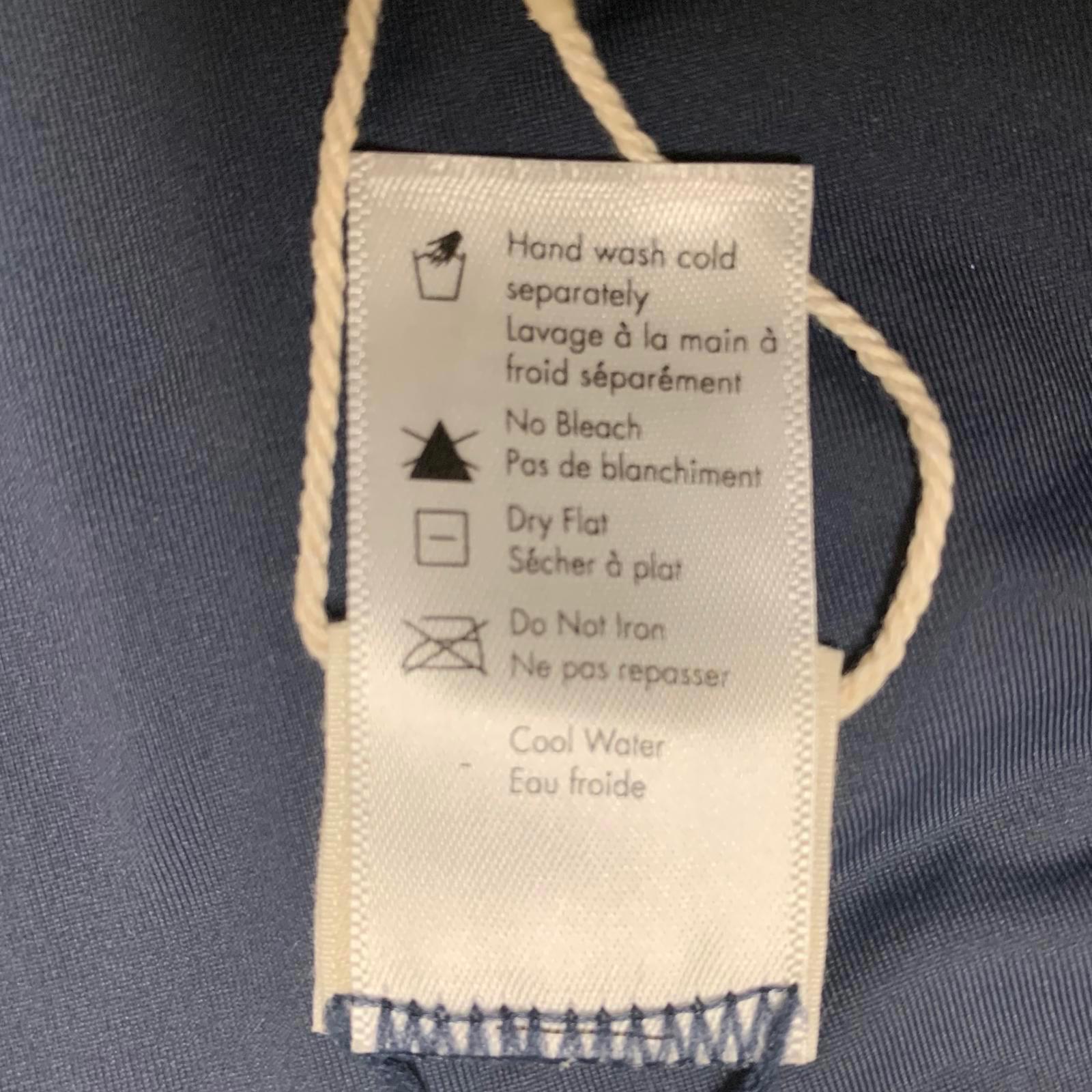 L*SPACE Braguita de bikini acanalada gris y lila talla XL para mujer