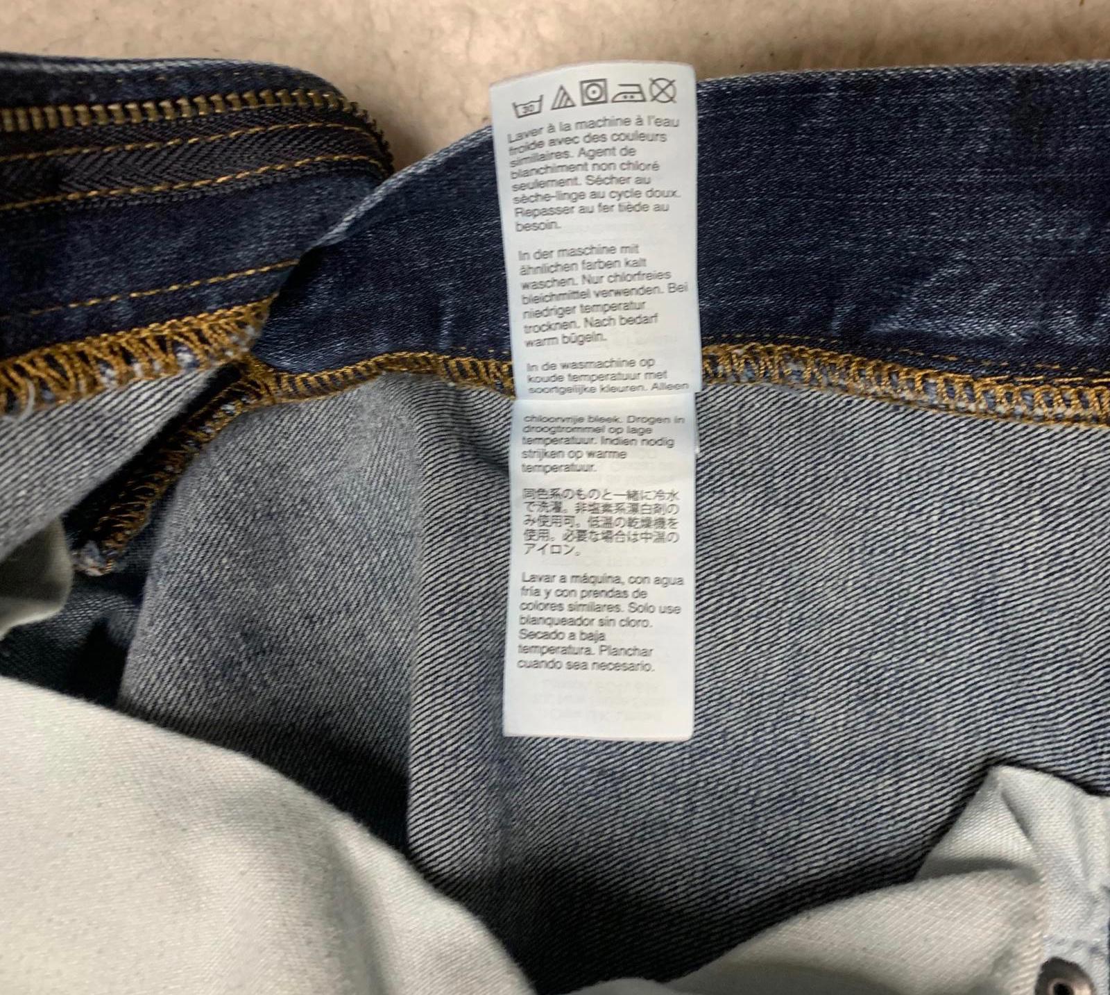 Pantalones cortos de mezclilla azul oscuro J Crew Mercantile para hombre, talla 34 x 32 L