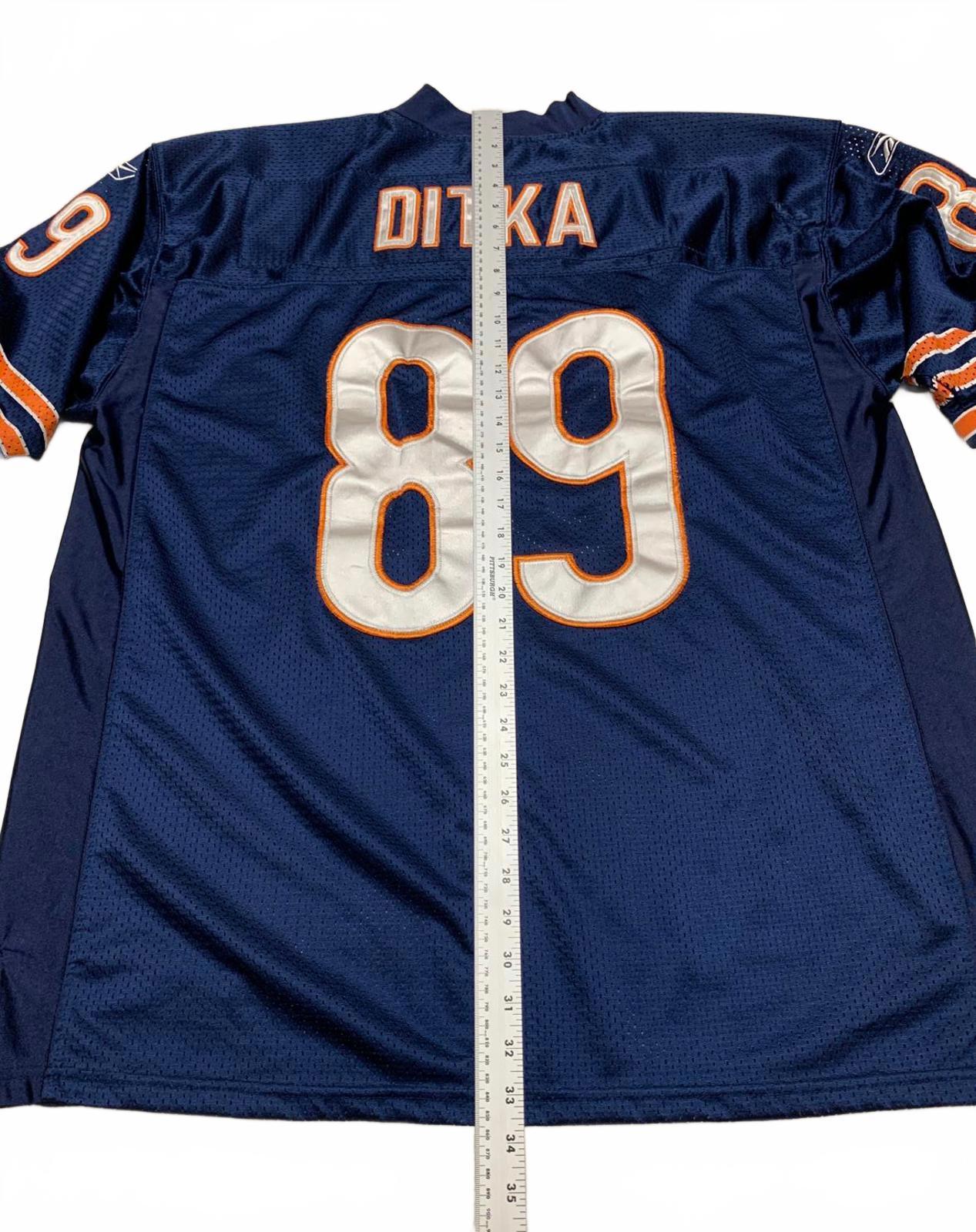 Reebok NFL Chicago Bears Mens Sz 54 Blue Mike #89 Ditka Game Jersey
