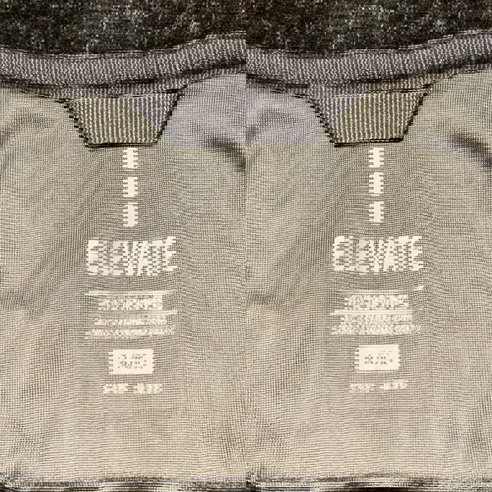 Chaqueta de forro polar Elevate de United Airlines, color negro carbón jaspeado, talla XL