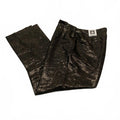 Anne Klein Womens Size 8 Metallic Gold Black Snake Skin Patterned Pants