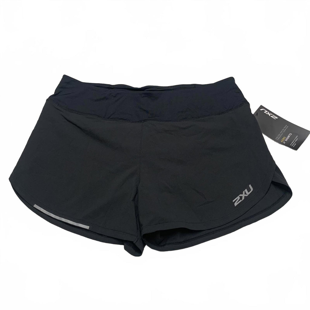 Pantalones cortos de running negros 2XU para mujer, talla mediana, talla W32, nuevo