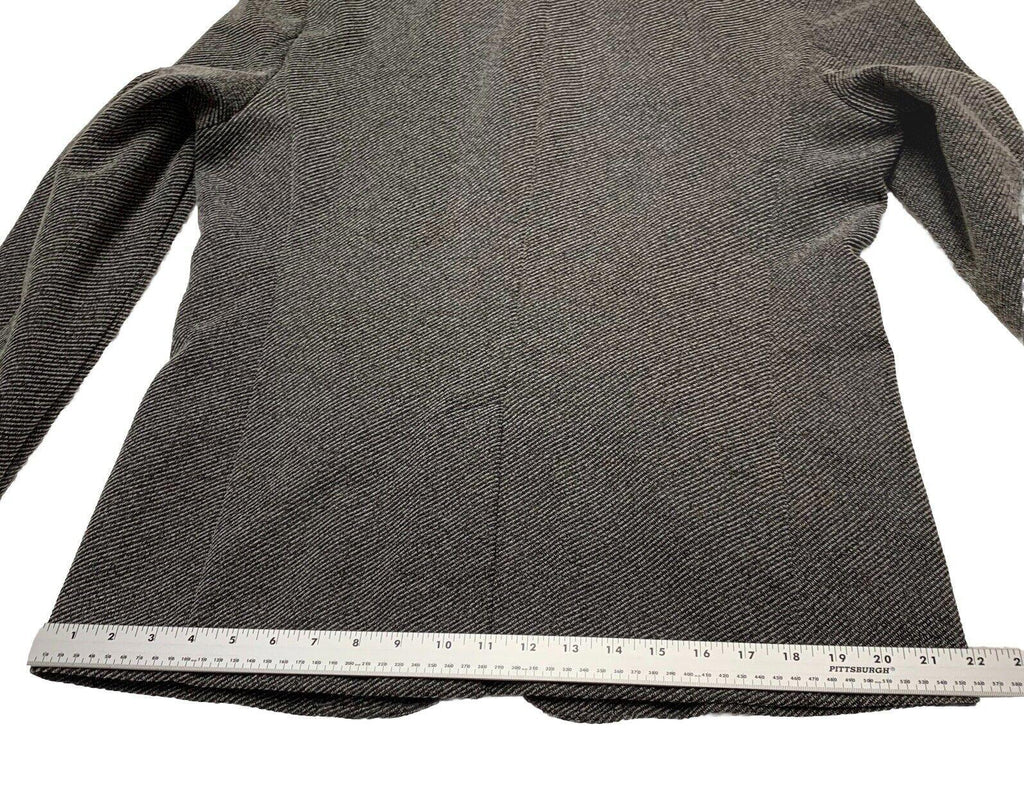 Abrigo de cuello alto con hebilla para hombre de Zara, talla 42, gris espiga, fabricado en Turquía