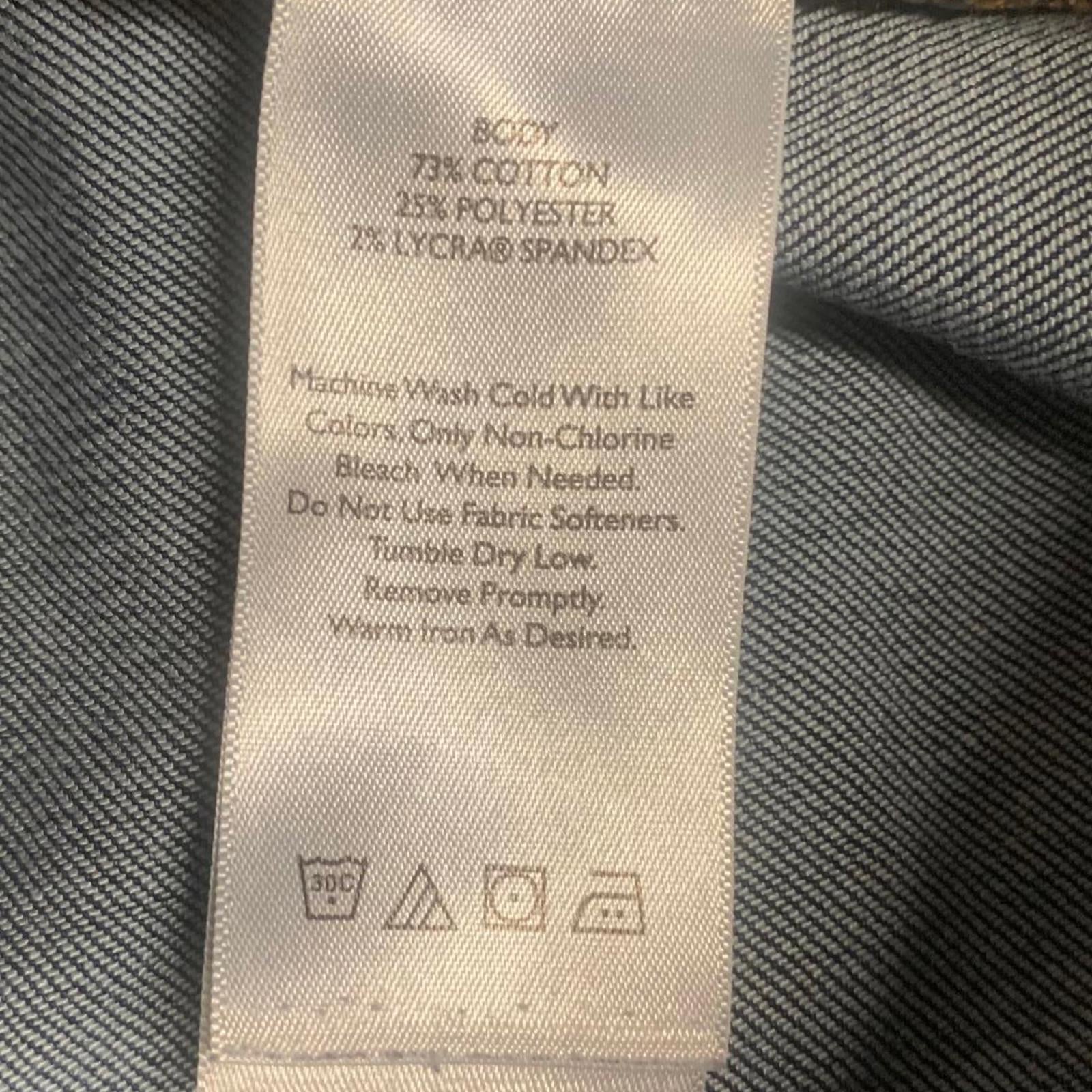 Vaqueros ajustados, rectos y curvilíneos de Eddie Bauer para mujer, talla 10, azul oscuro, lavado, ancho 31 x largo 29,5