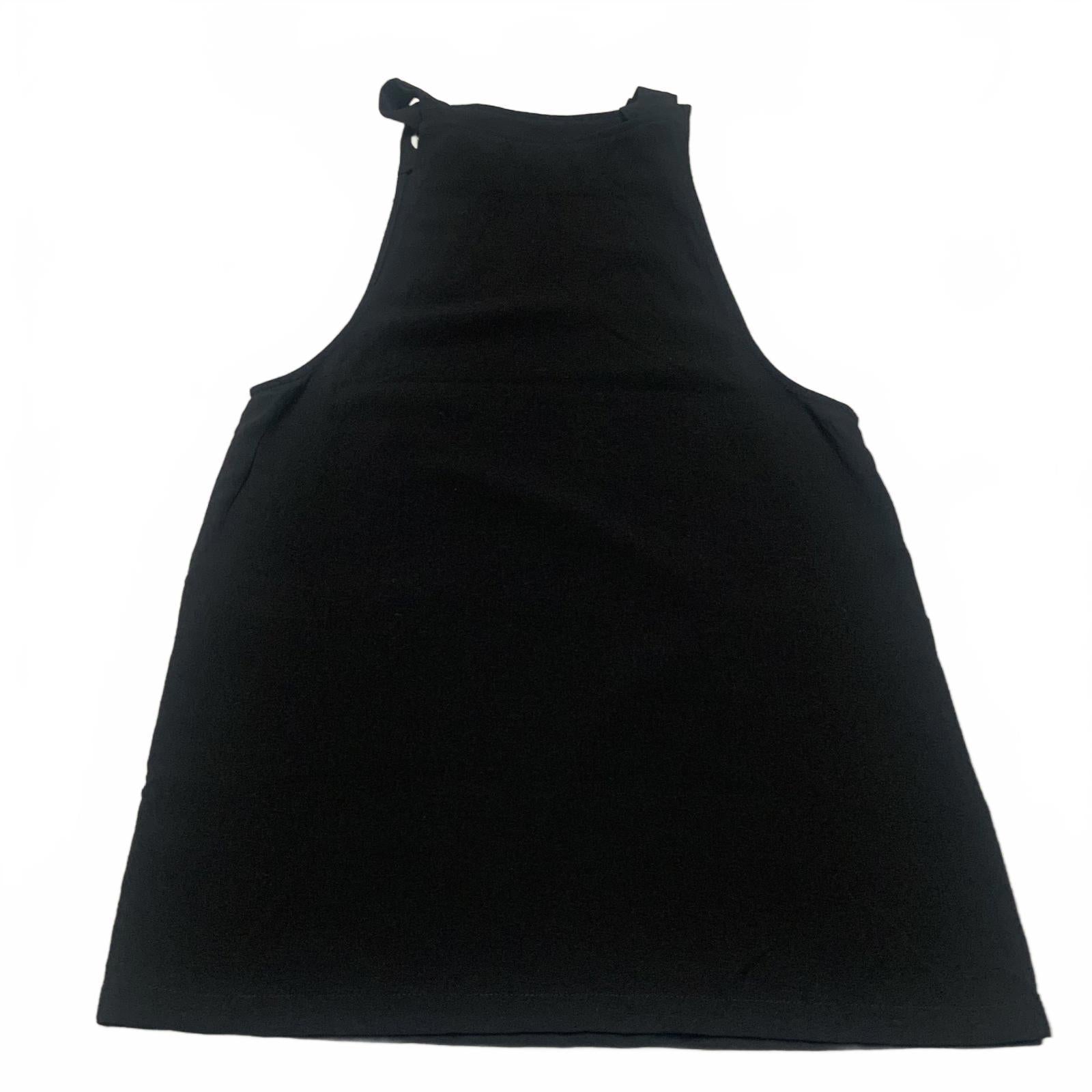 Mono negro sin mangas con bolsillos para mujer MNG talla 2