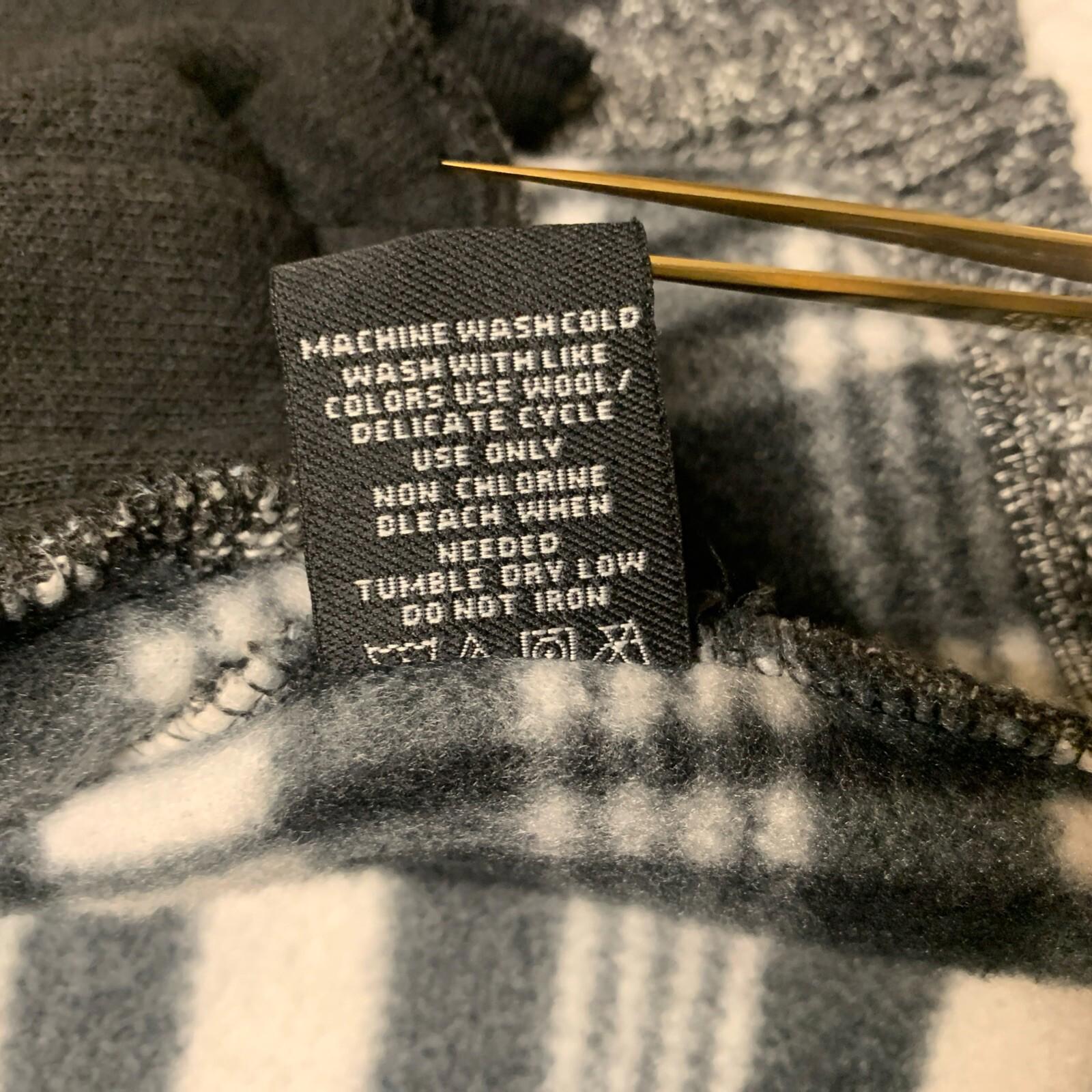 Cárdigan Alberto Cardinali para hombre XL, negro, gris, con cremallera completa, forro polar y coderas