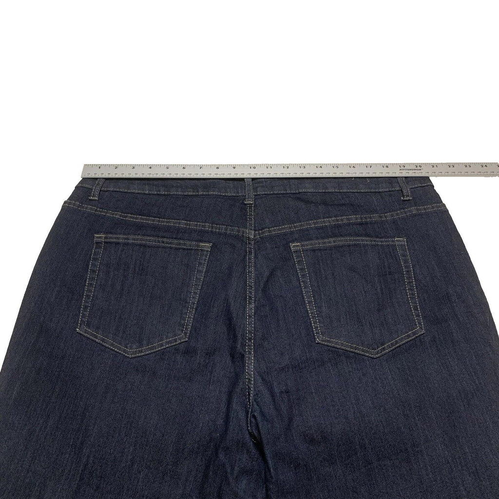 Vaqueros Avenue Denim para mujer talla 22P Plus azul oscuro elásticos