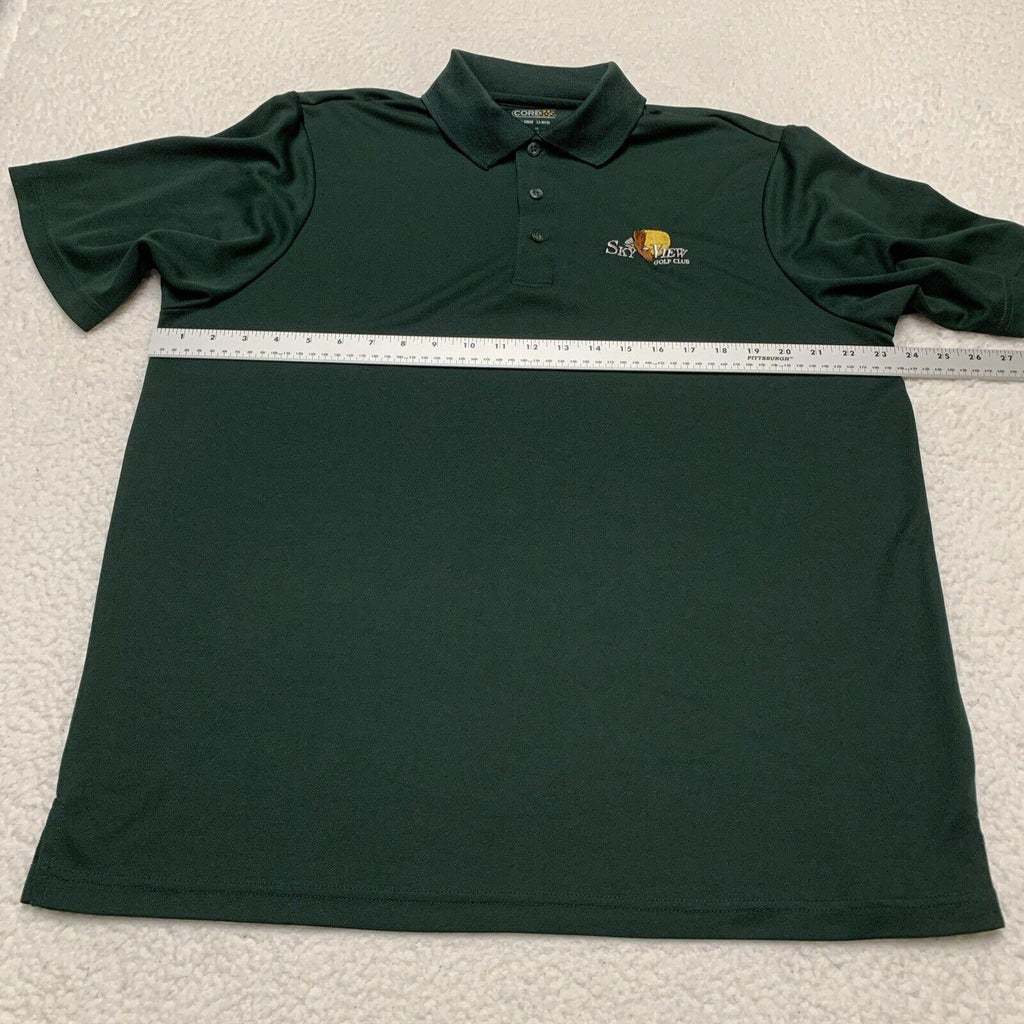 Polo Core 365 Dri-Fit verde para hombre, talla grande, absorbente de humedad y antimicrobiano