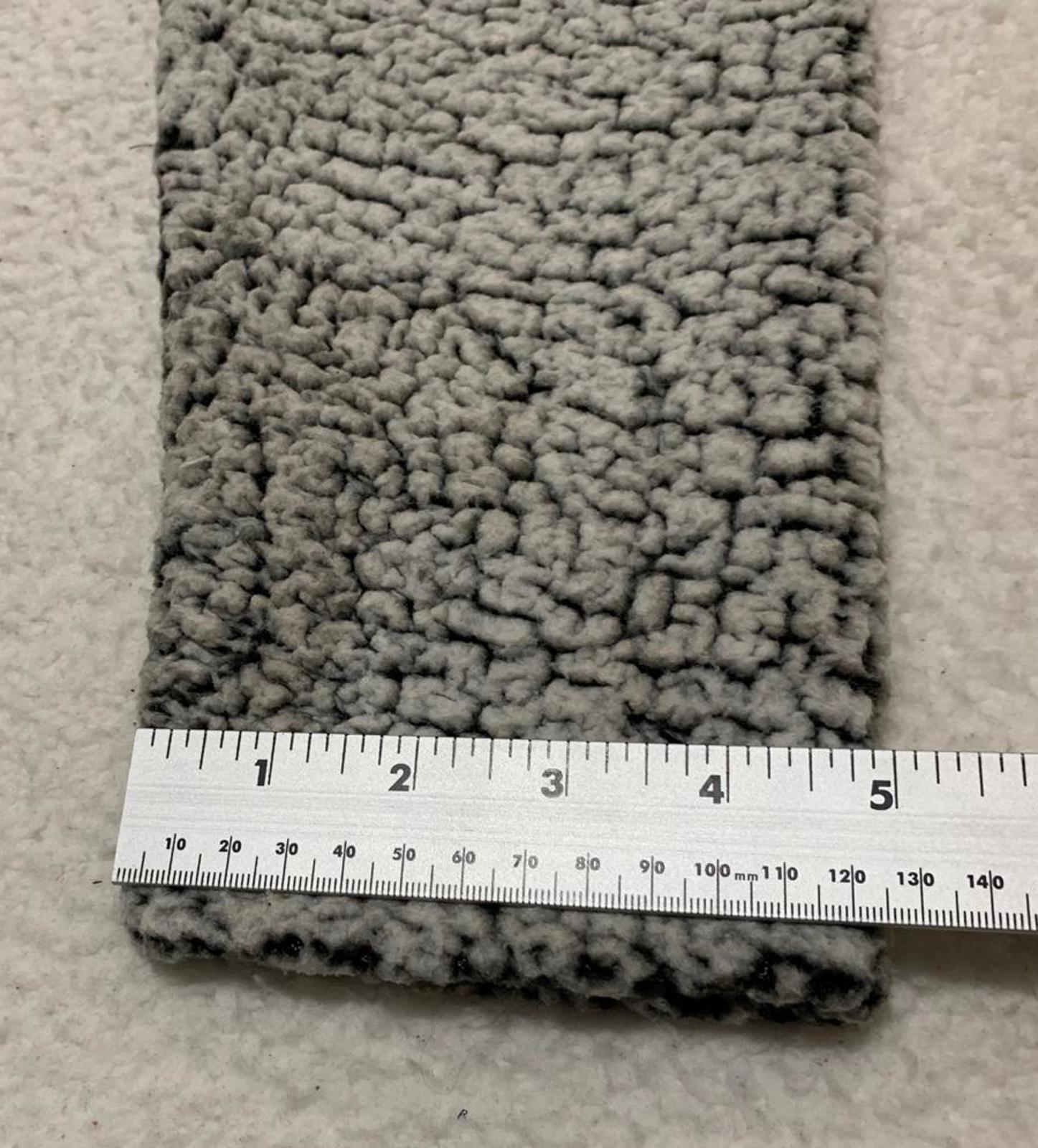 Chaqueta tipo jersey de forro polar sherpa gris con cremallera de un cuarto para hombre, talla M, de Boxercraft