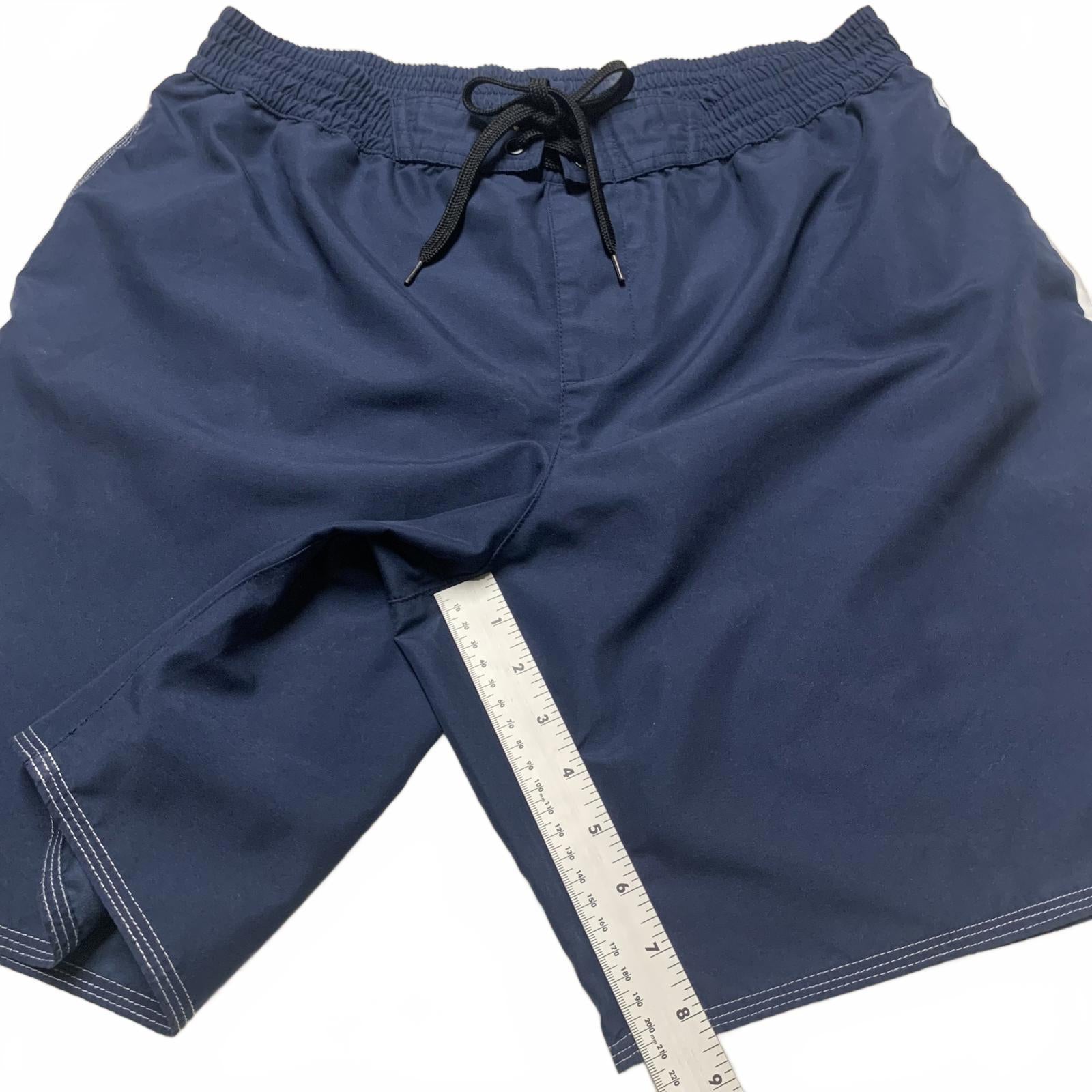 Bañador corto Adidas para hombre, talla XL, color azul marino, con forro (W33.5)