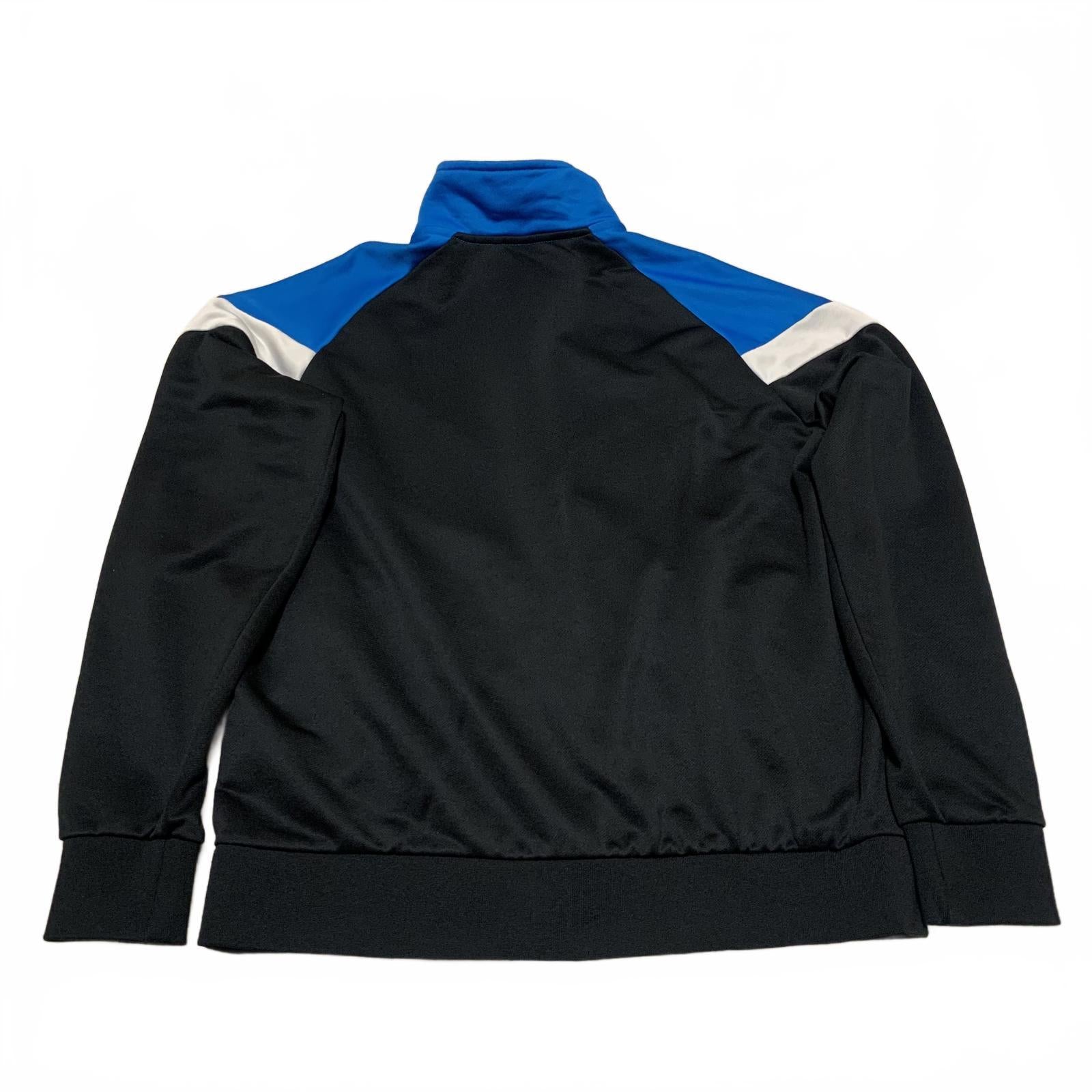 Chaqueta deportiva Puma para hombre, talla L, color negro y azul rey, con cremallera