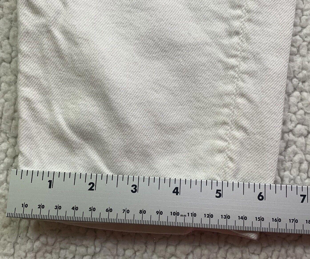 Vaqueros Zara para mujer, talla 2, blancos, pierna ancha, RN 77302