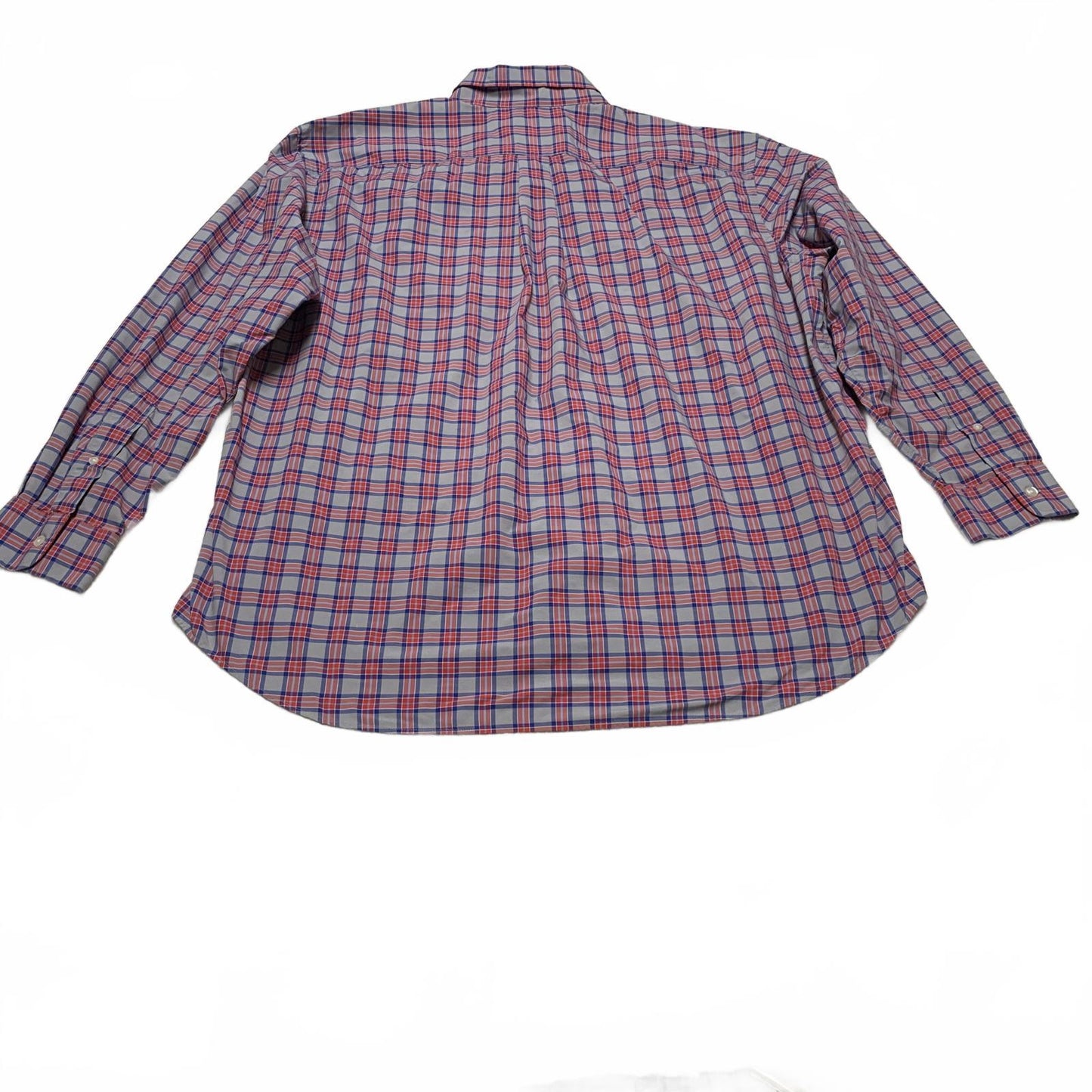 Vineyard Vines Mens Sz XXL Plaid Red Classic Fit Murray Button Shirt