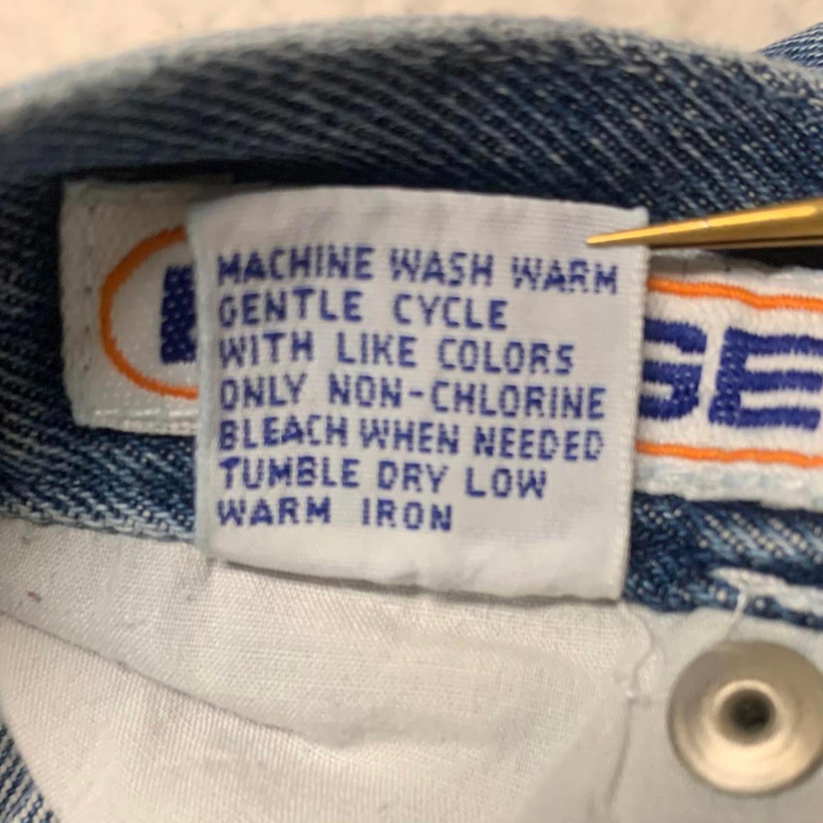 Pantalones vaqueros Badge Boys talla 6, pantalones cortos cargo de mezclilla elásticos azules de algodón W21