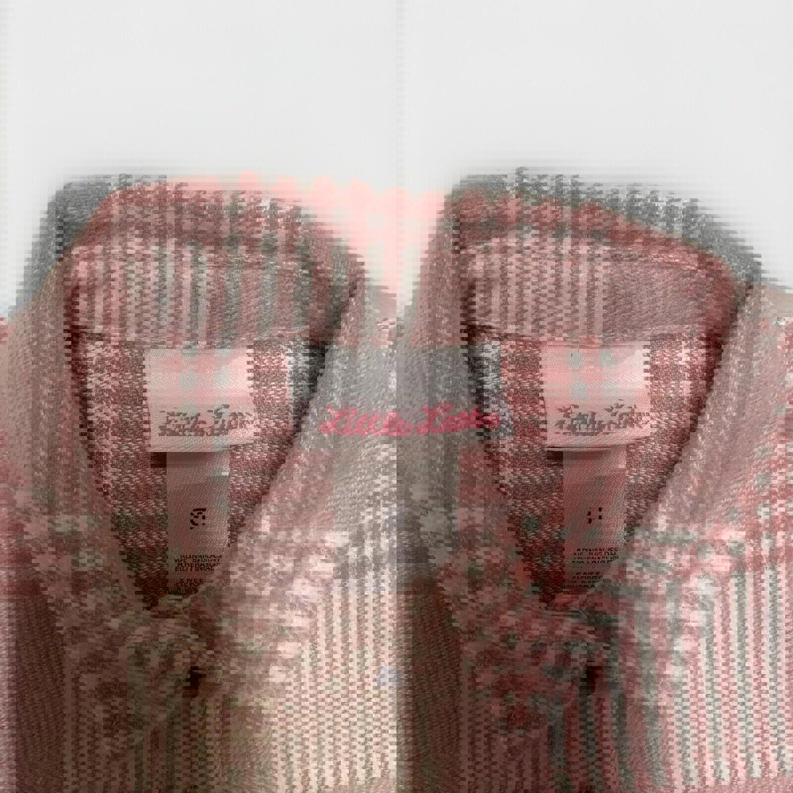 Camisa de franela rosa rosa de 3T para niña pequeña Little Lass