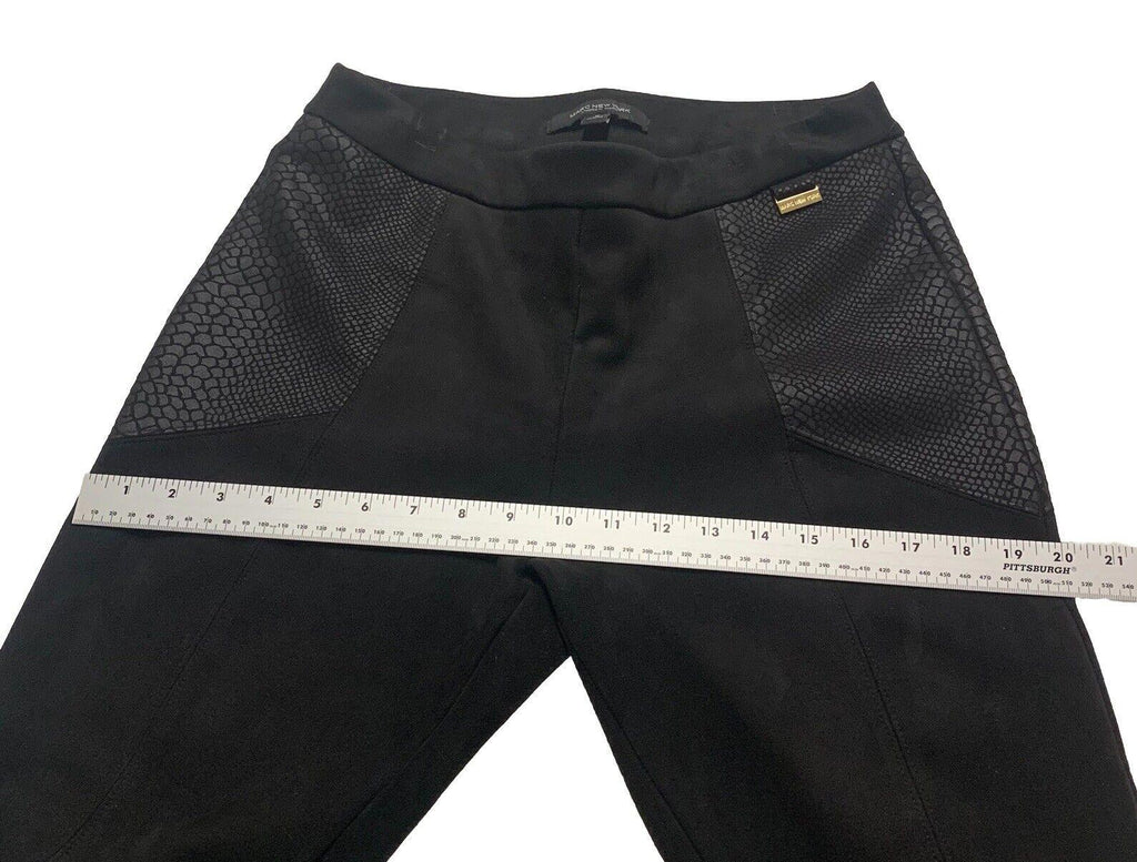 Pantalones negros con estampado de serpiente para mujer de Andrew Marc NY M