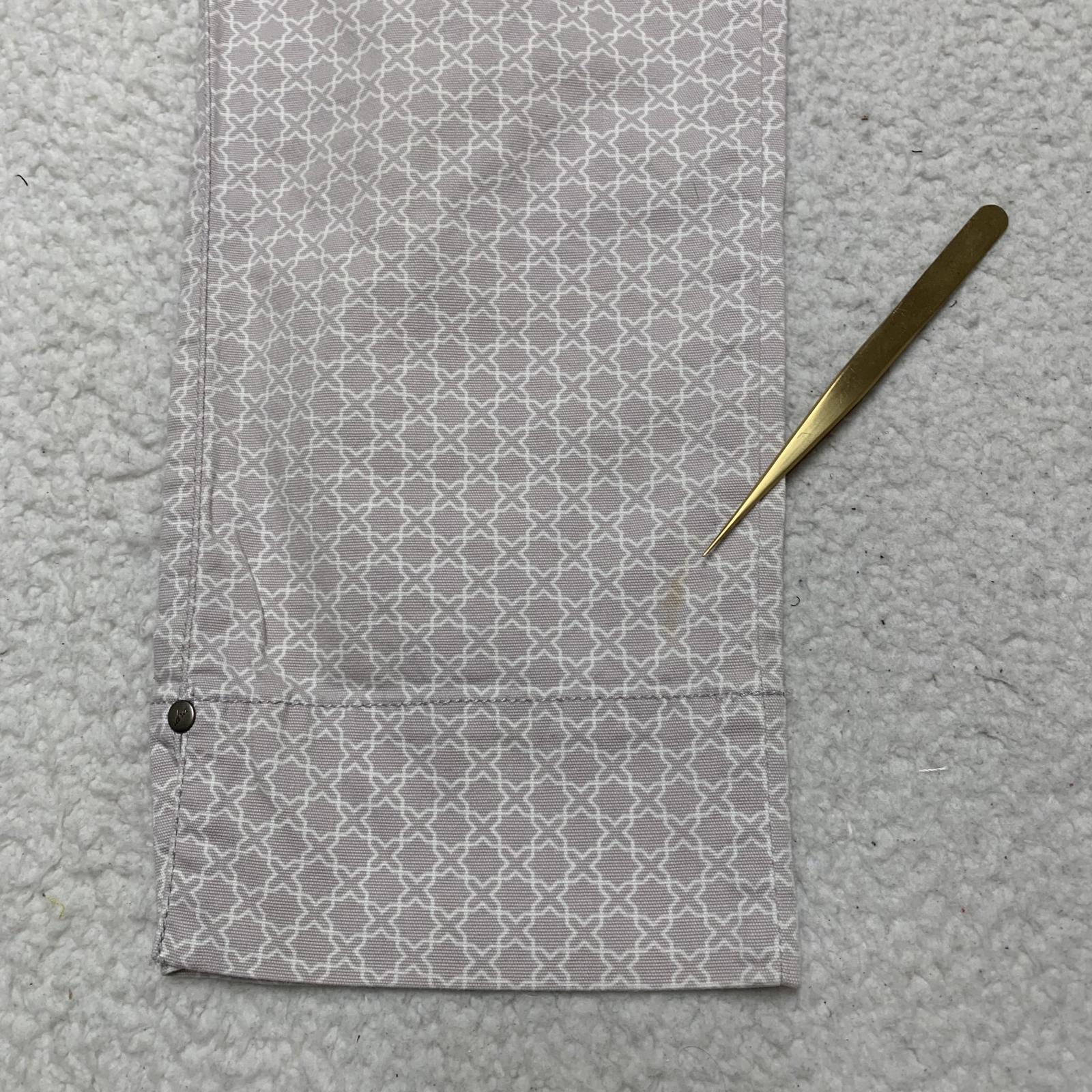 Pantalones capri Idra con diseño geométrico estampado gris, talla 4 para mujer