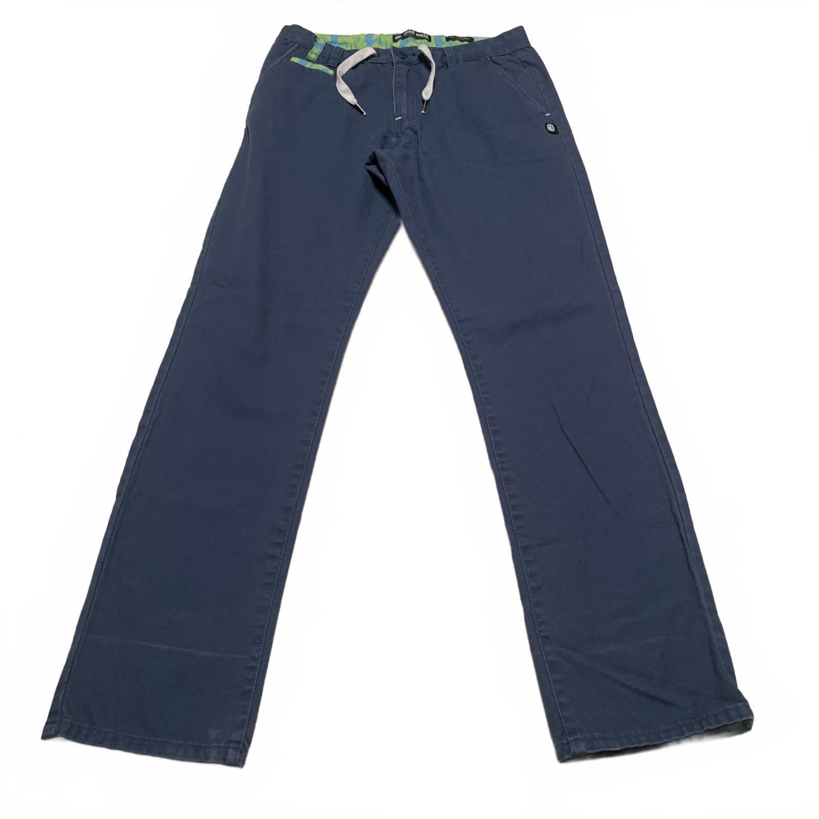 Pantalones casuales rectos Ecko Unltd. para hombre (ver medidas), color azul marino