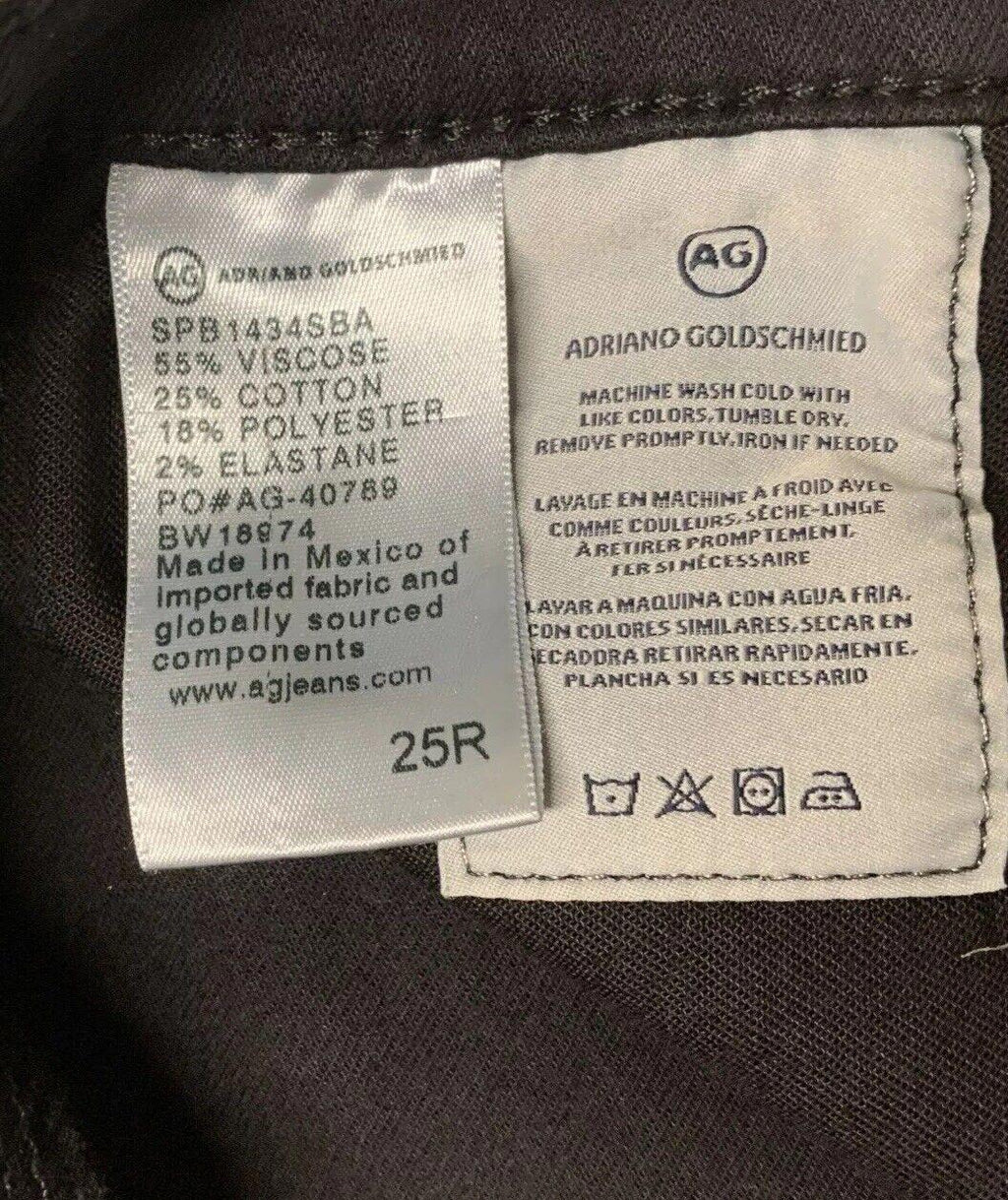 AG Adriano Goldschmied The Prima Crop Jeans 25R