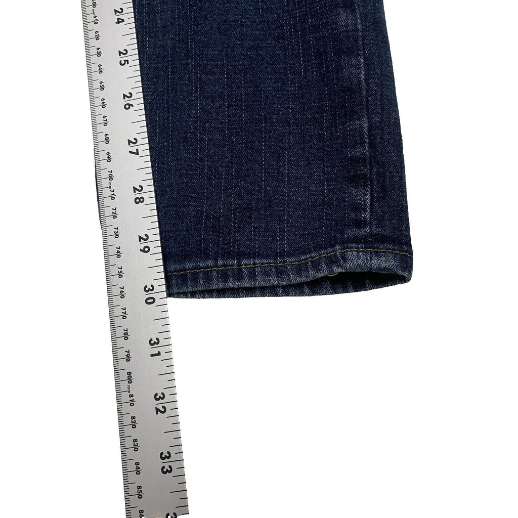 Vaqueros ajustados True Religion para mujer, talla 29, con solapa trasera azul