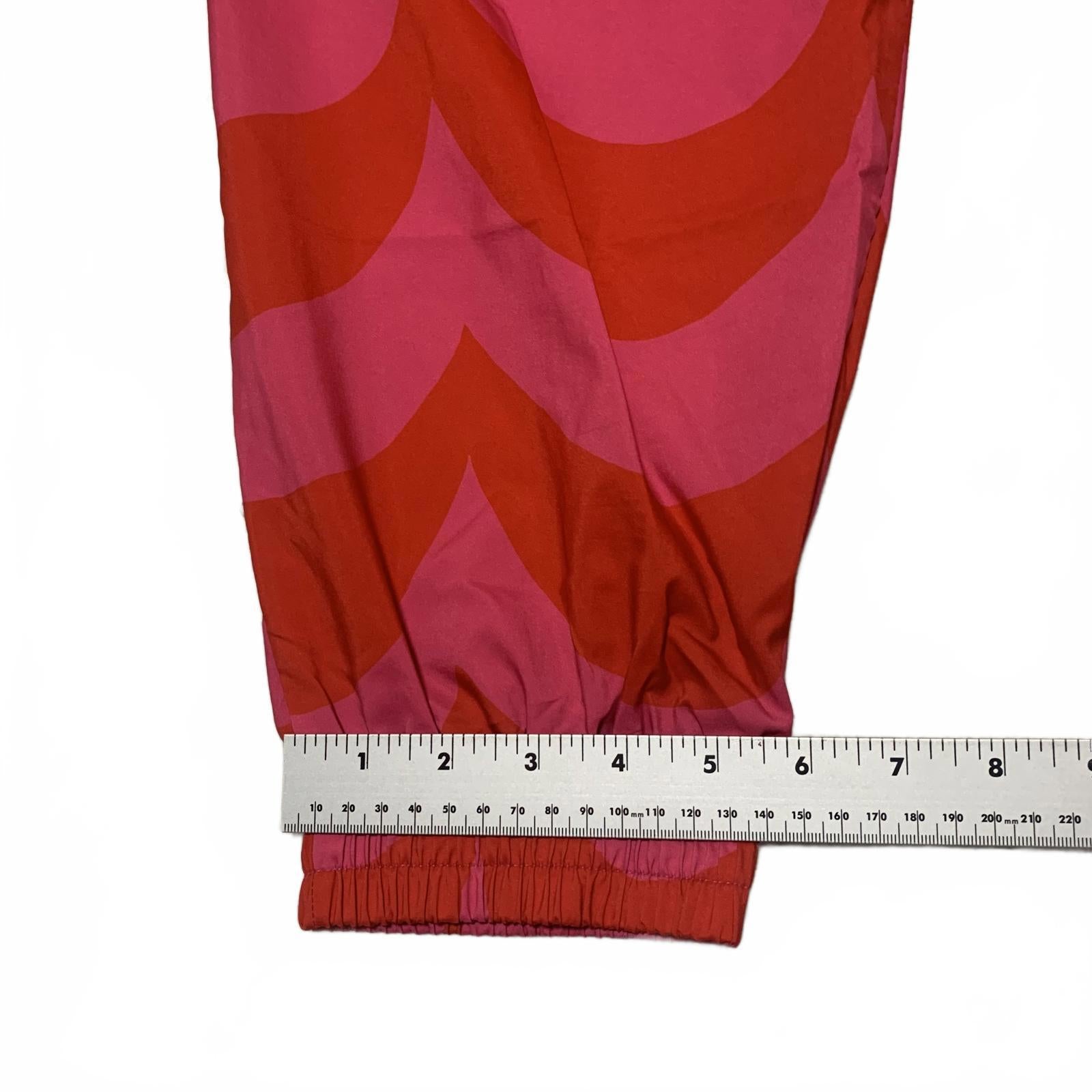 Pantalones deportivos Adidas Marimekko Primegreen para mujer, talla 8-10, color rojo fucsia