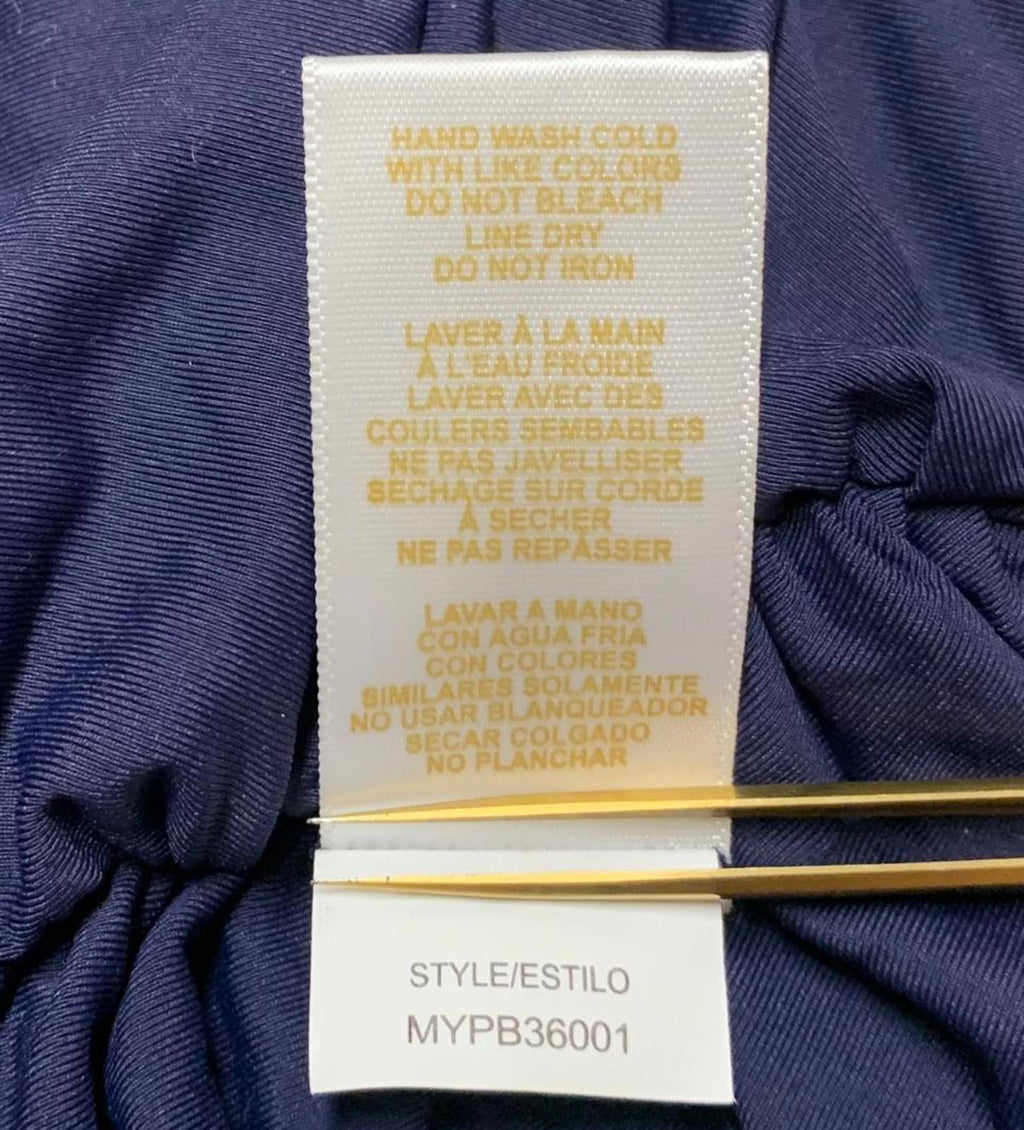 Parte de abajo de bikini para mujer Anne Cole, talla grande 24W, azul marino, convertible en 3 posiciones