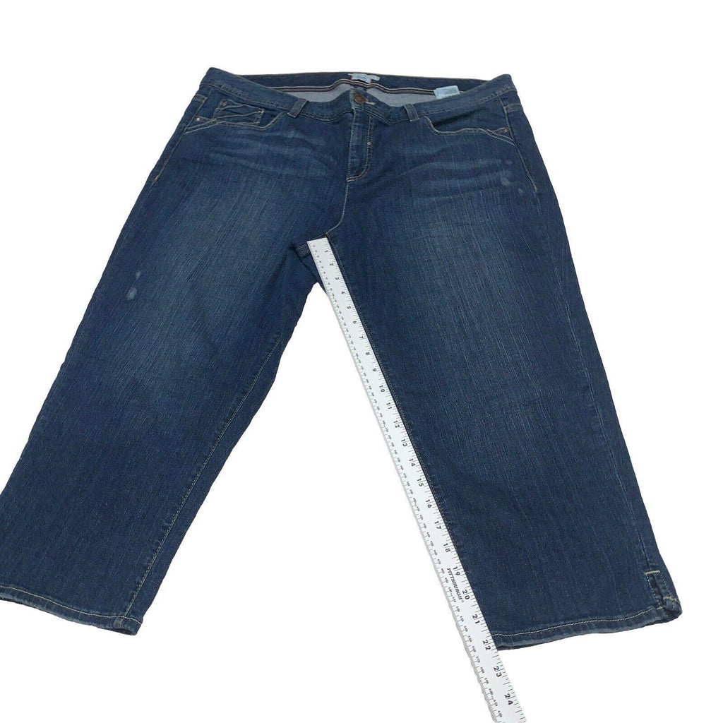 Tommy Hilfiger Jeans para mujer talla 20 azul Hope Slim Cropped