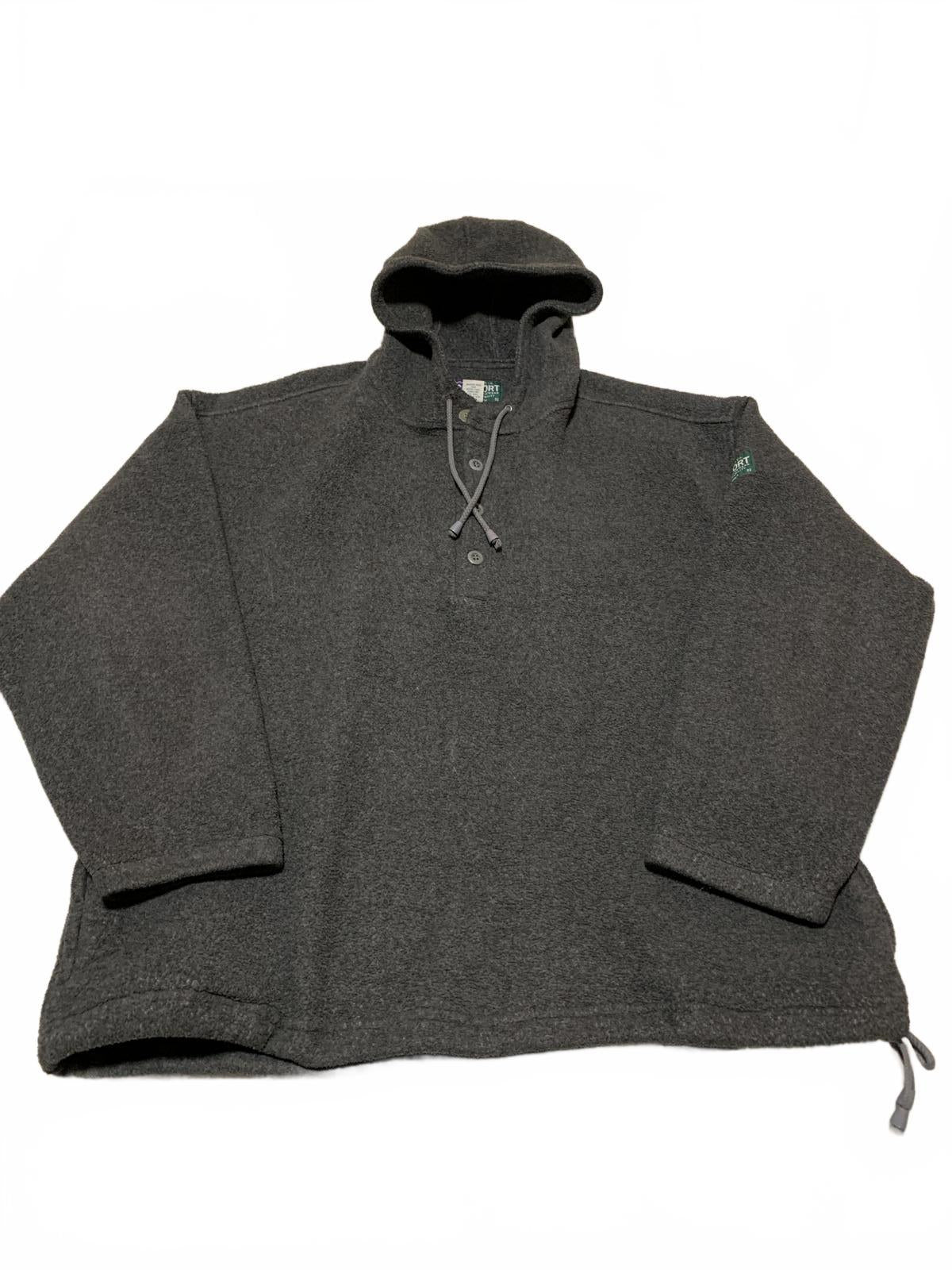 Chaqueta deportiva vintage de polar con capucha Abercrombie &amp; Fitch Techsport para hombre, talla L