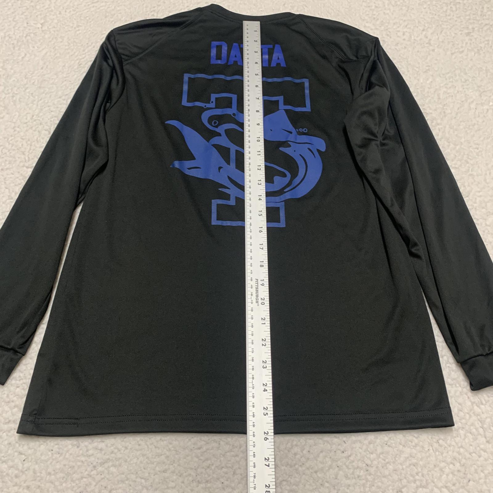 Camiseta de manga larga para natación y buceo Badger Sports Brooklyn Tech negra para hombre (talla S)