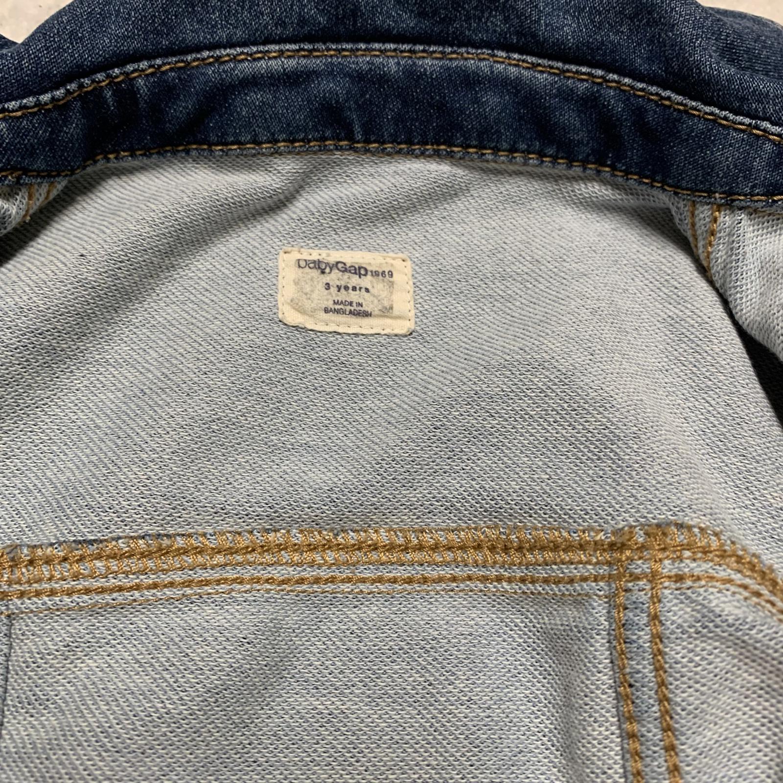 Chaqueta vaquera azul Baby Gap para niños, talla 3 años
