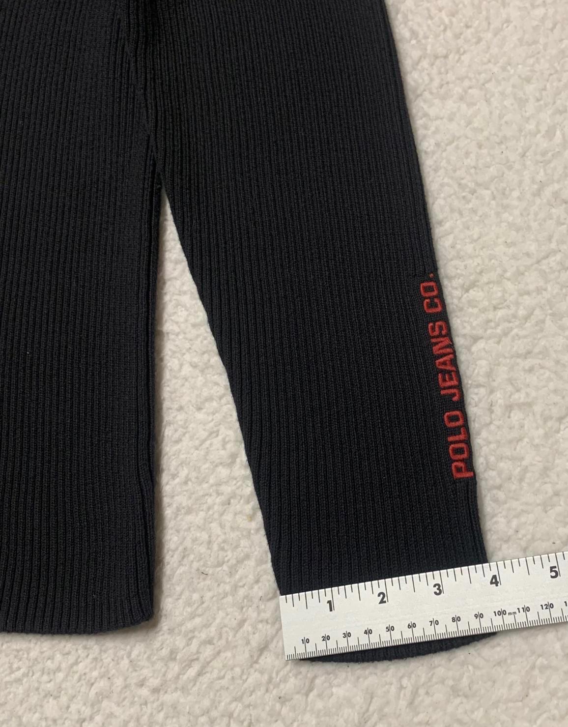 Polo Jeans Co Ralph Lauren Size XLarge Ribbed Black Turtleneck Sweater