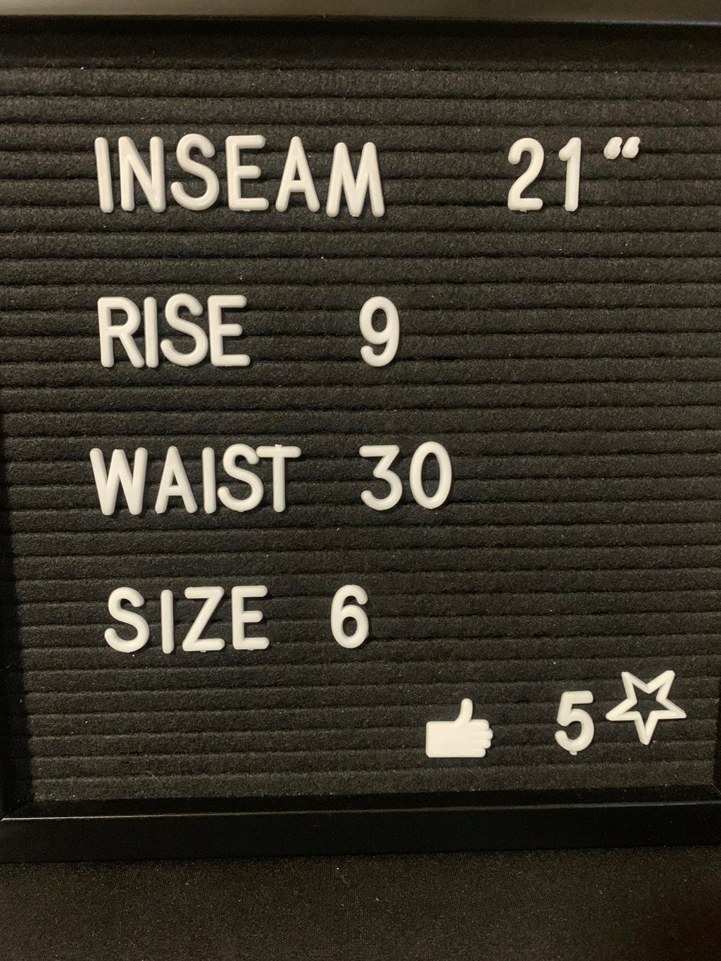 Pantalones negros Primark para mujer, talla 6, ancho 30 x largo 31,5