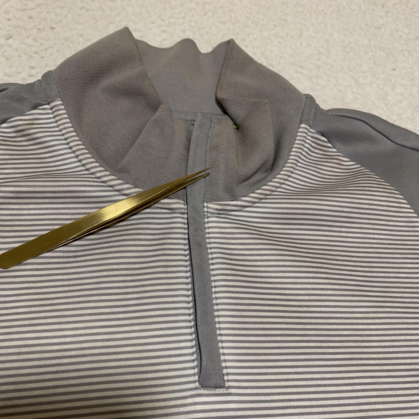 Camiseta deportiva de manga larga Alfani para hombre, talla XL, con cuello con media cremallera