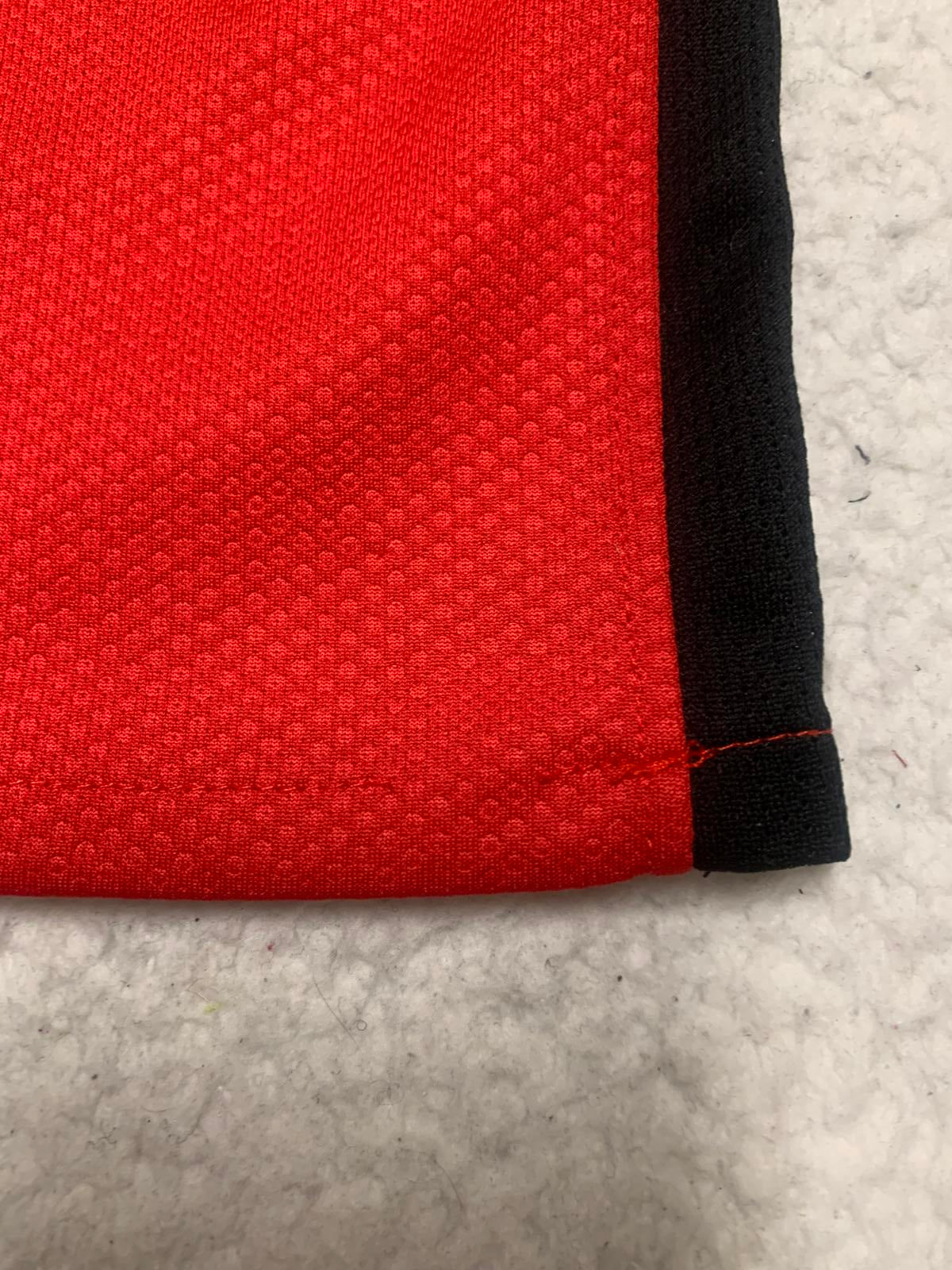 Camiseta de fútbol Nike USA para mujer, talla 26, rojo, negro, Morgan #13, tecnología Dri-FIT