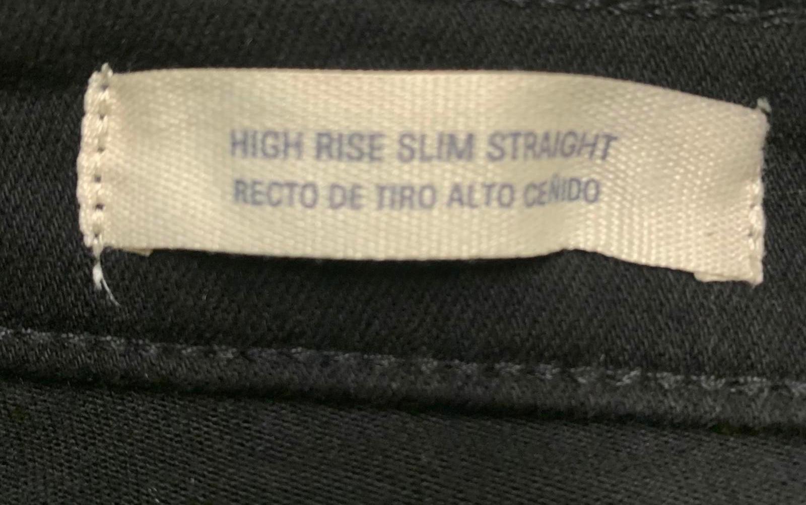 Vaqueros de mujer Universal Thread negros talla 4/27R W28x 27L (real)