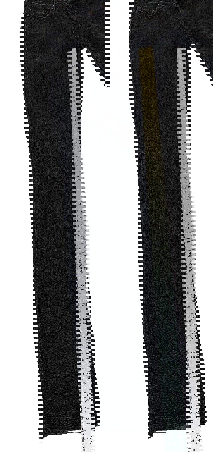 Vaqueros Levi's 524 para niñas, talla 5, negros, ajustados y elásticos.