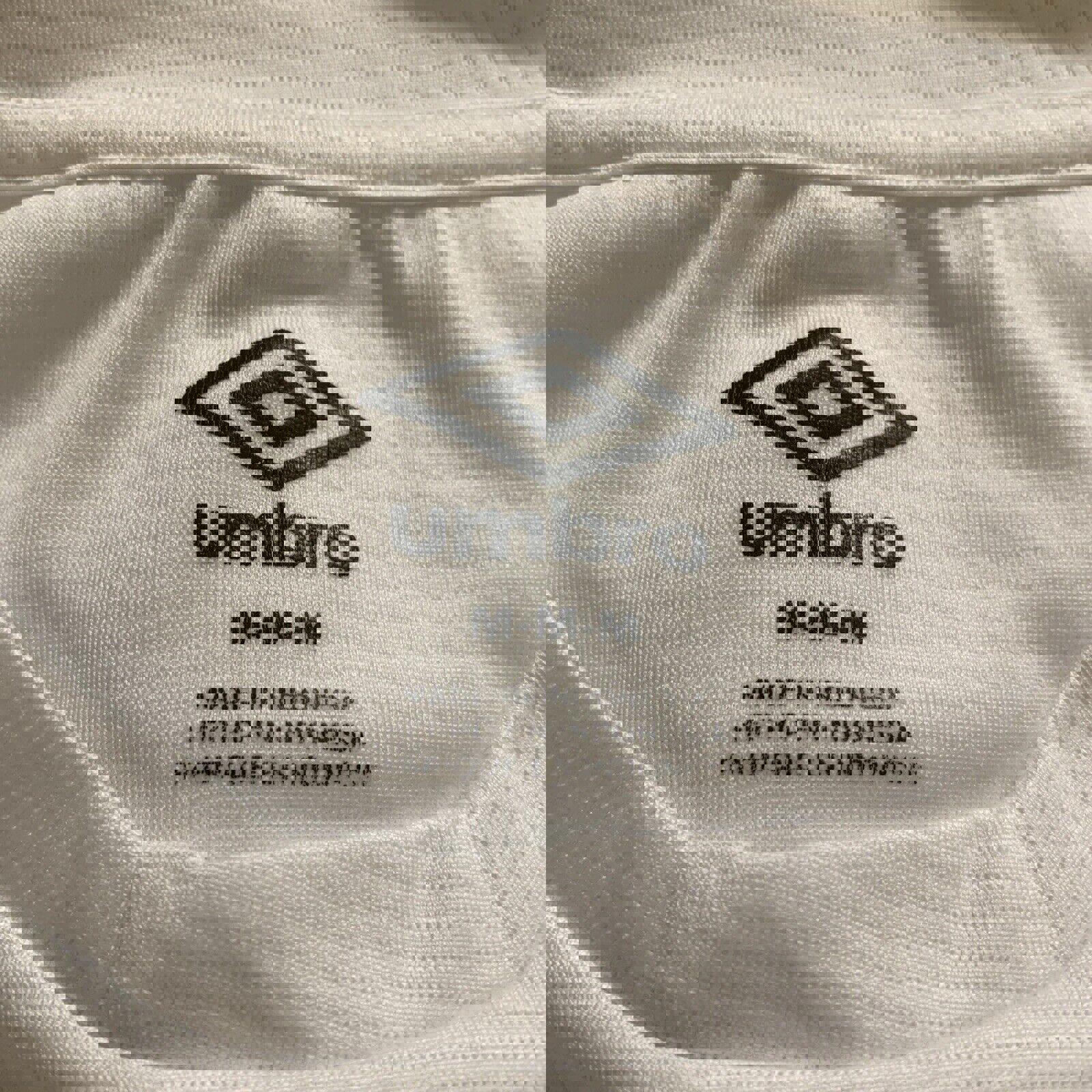 Camiseta de fútbol Umbro NYC Footy para hombre, talla mediana, color blanco, poliéster, ropa deportiva