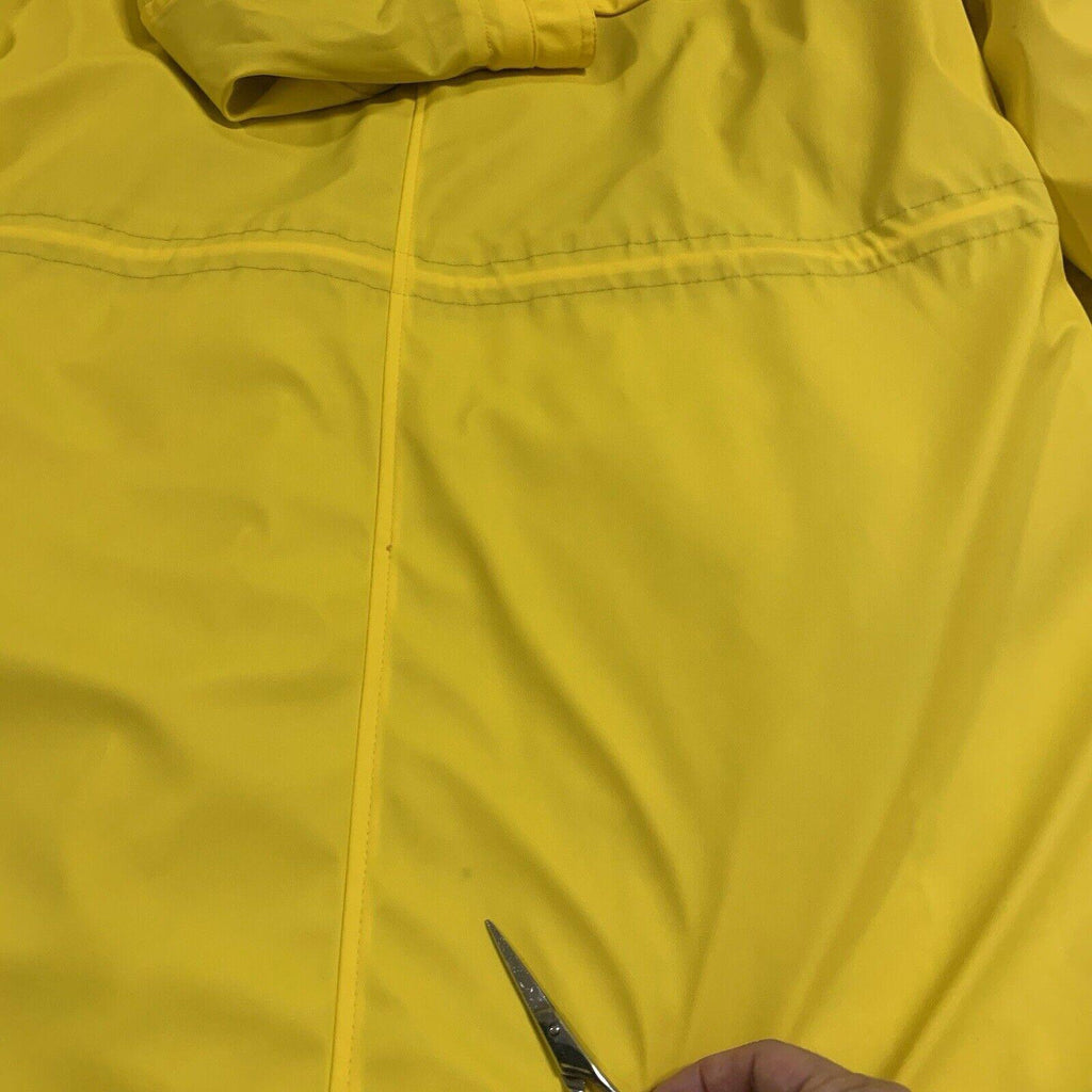 Chaqueta impermeable para hombre con diseño de girasol, talla 2XL, color amarillo, nuevo en embalaje original