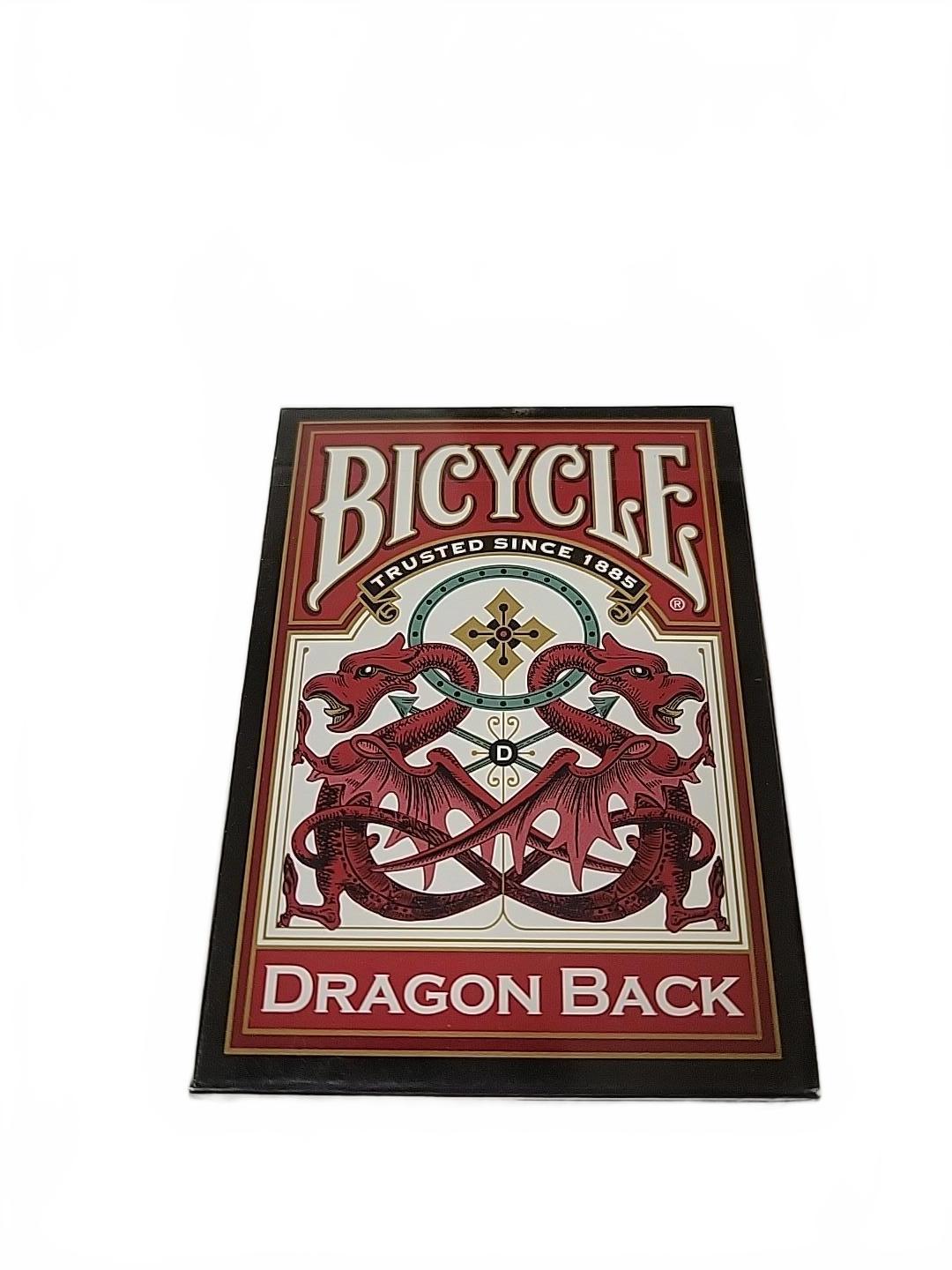 Naipes Bicycle Dragon Back con diseño de inspiración vintage