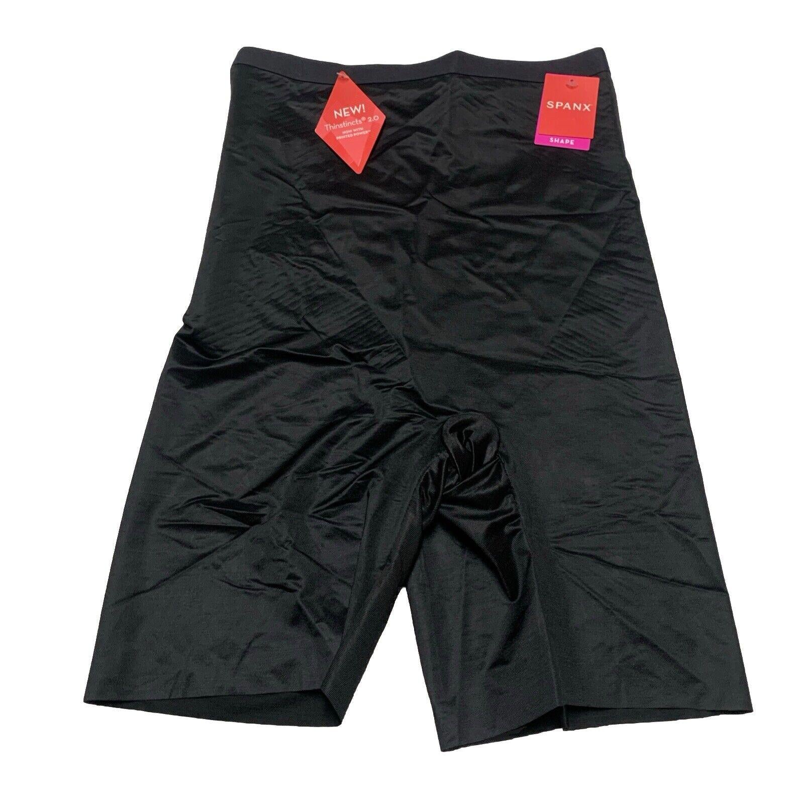 Capa interior SPANX Thinstincts 2.0 para mujer, talla grande, color negro