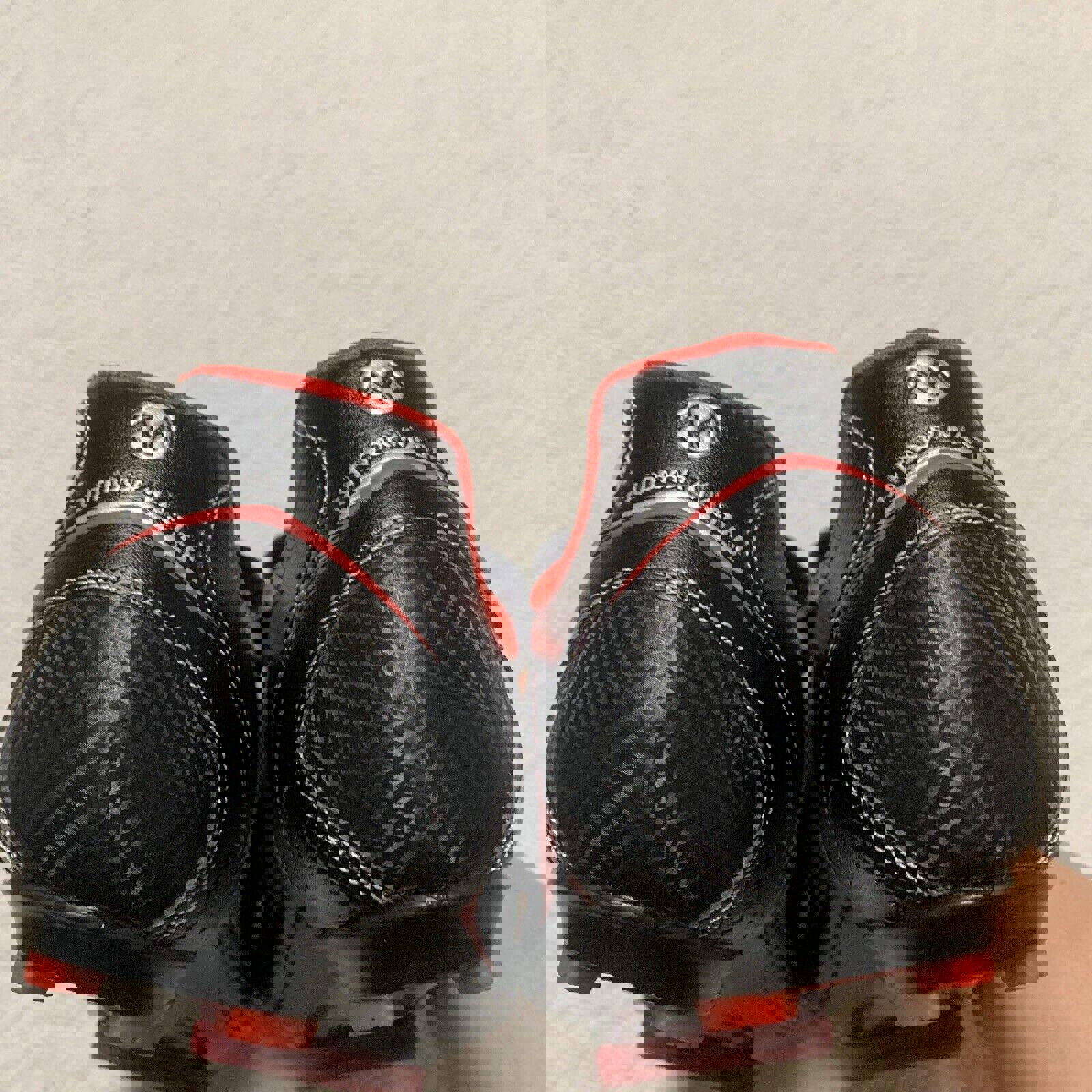 Zapatillas de ciclismo Outdoor Master unisex para mujer, talla 13, para hombre, talla 11, color negro, rojo y gris