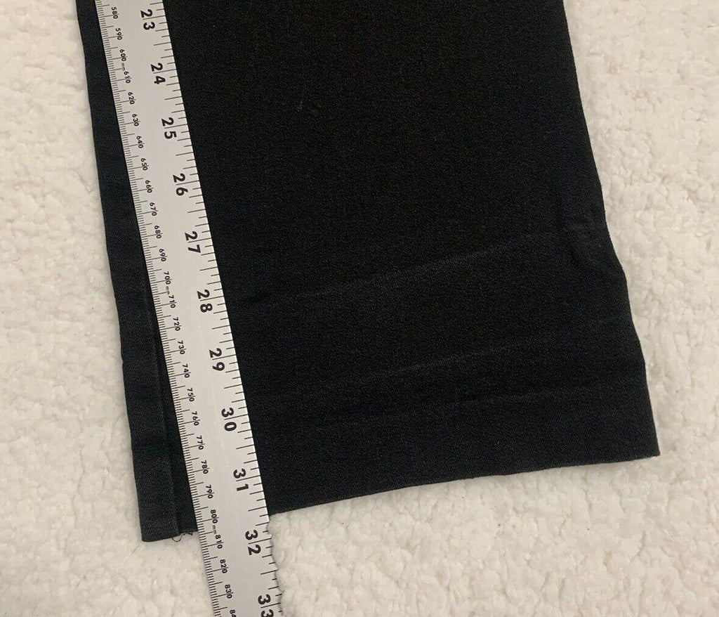 Pantalones chinos Lauren Ralph Lauren para mujer, talla 8, pierna recta, negros